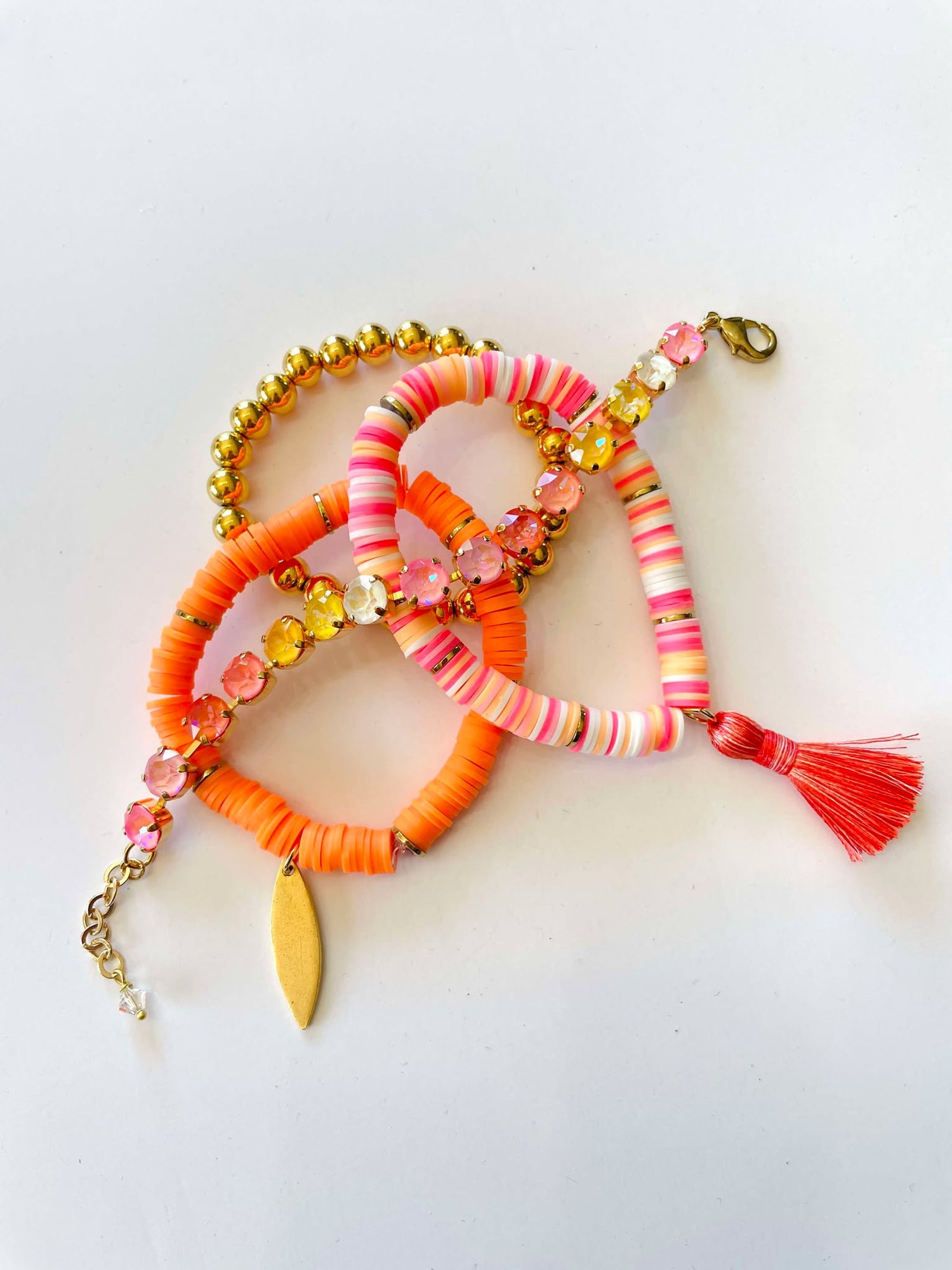 OOAK SPRING BREAK BRACELET STACK 