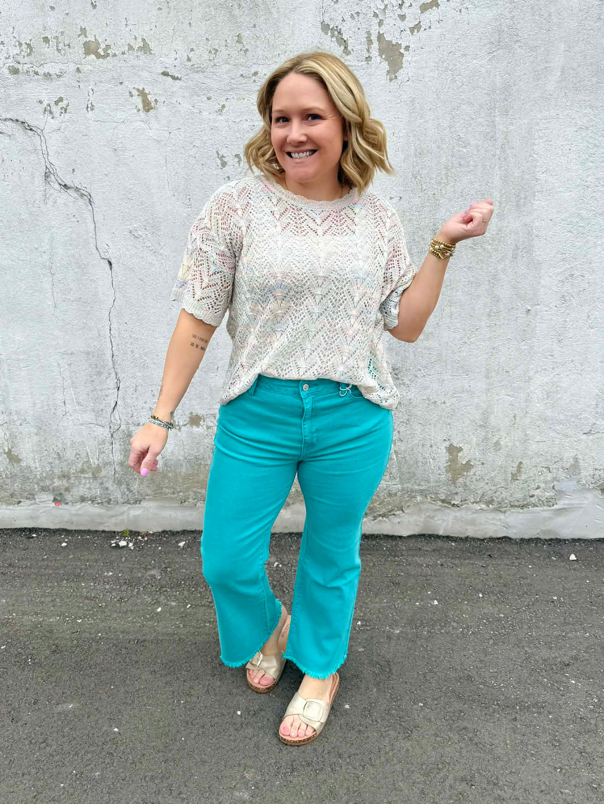 Playful Edge Denim Pants - Multiple Colors! {S-XL} - KaraMarie