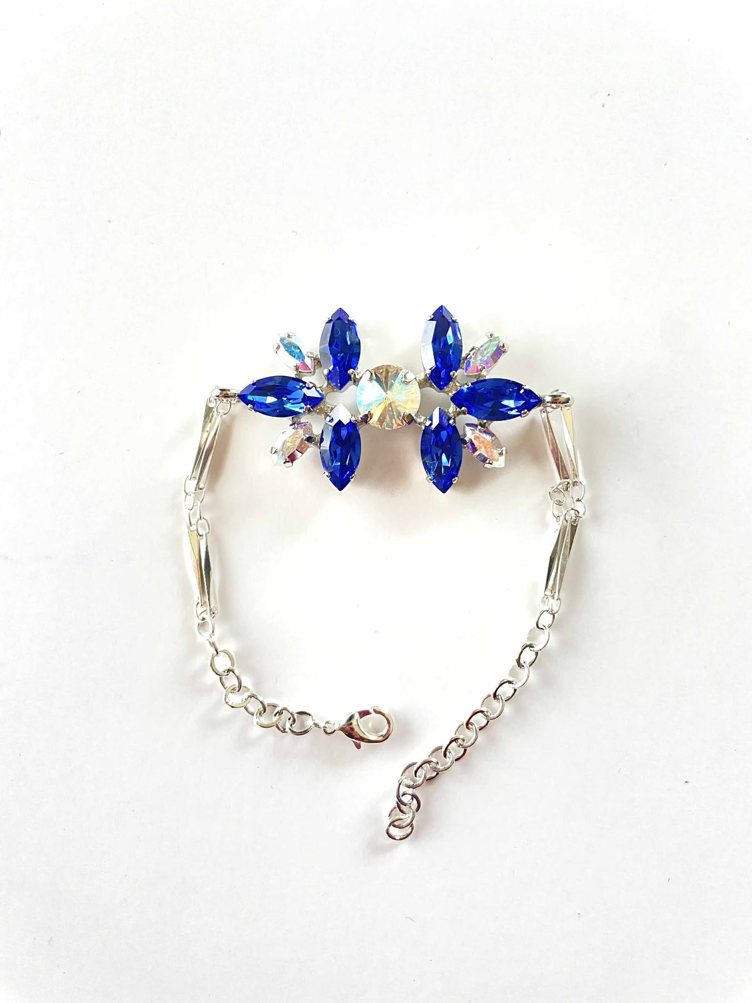 Flyaway Feather Bracelet in Blue Hues