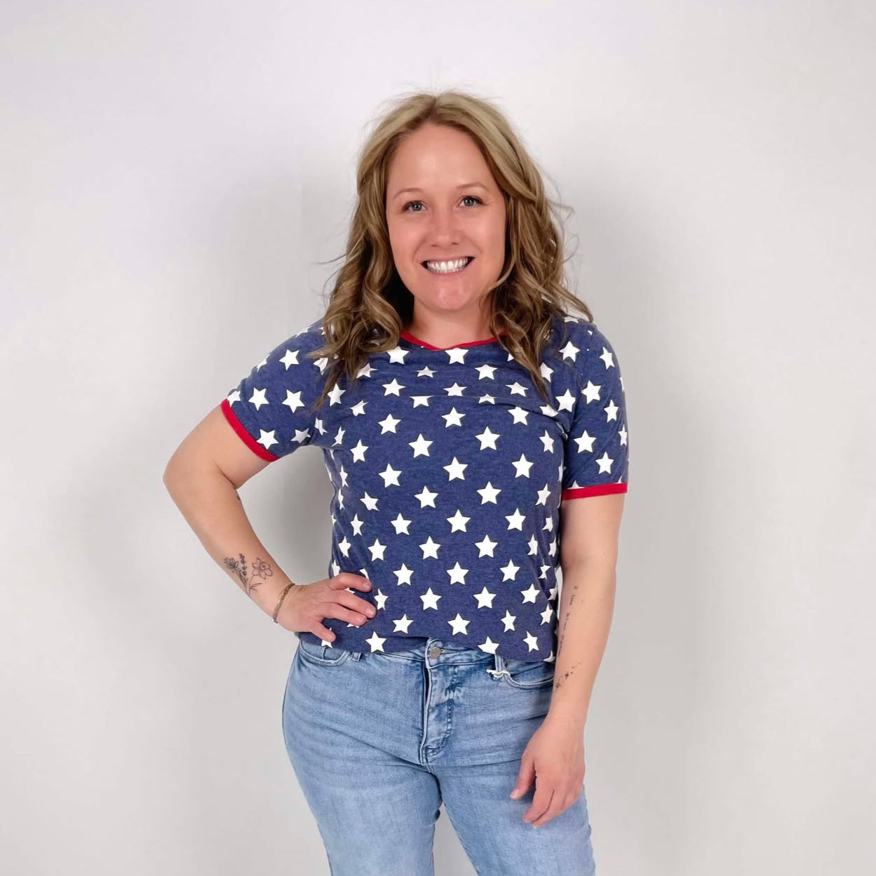 Ampersand - Lady Liber Tee {Size S-3X}