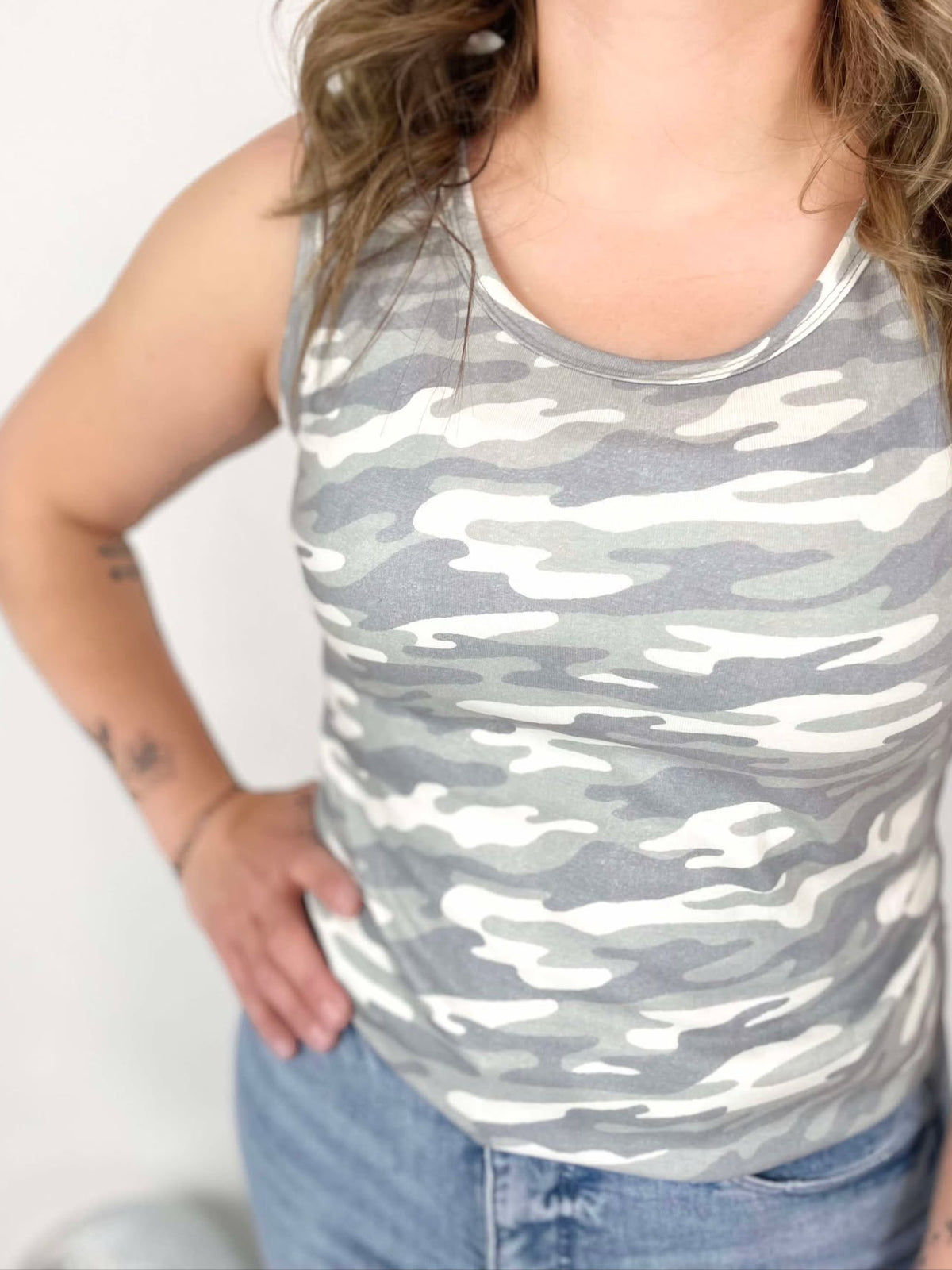 MM Ava Tank - Camo {Size S-3X} - KaraMarie