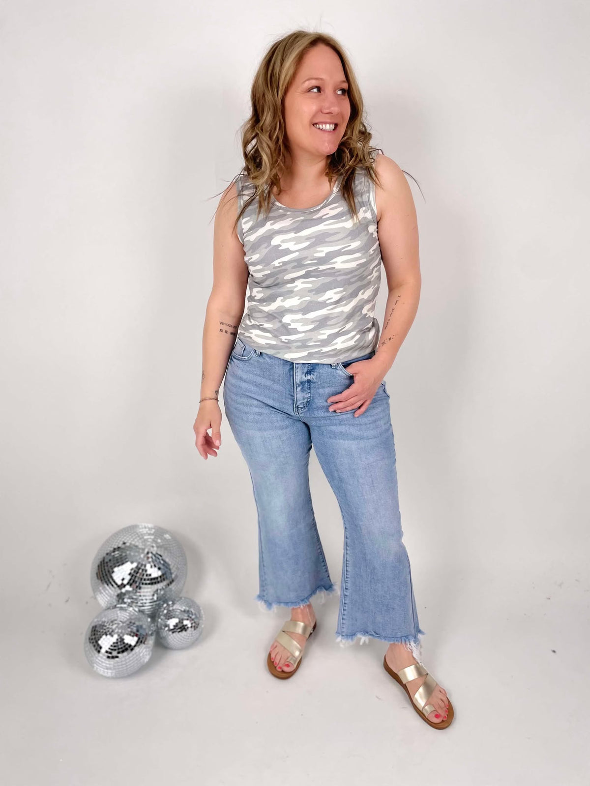 MM Ava Tank - Camo {Size S-3X} - KaraMarie