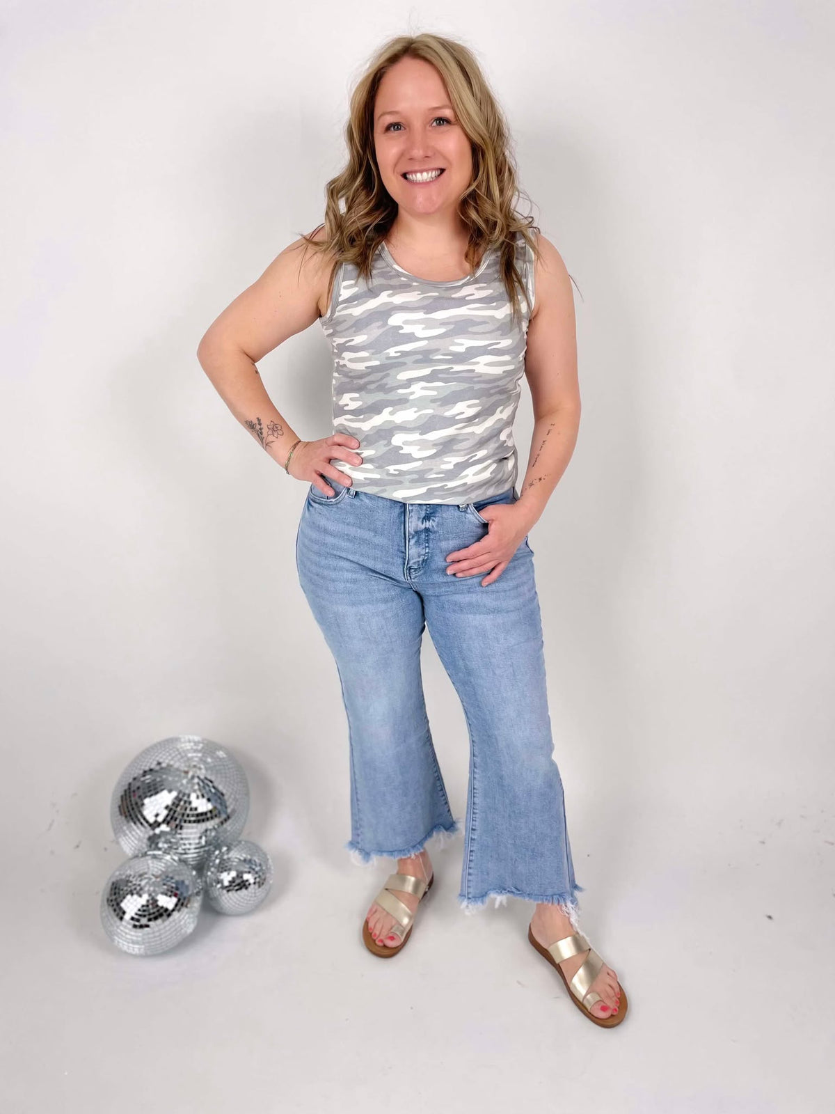 MM Ava Tank - Camo {Size S-3X} - KaraMarie