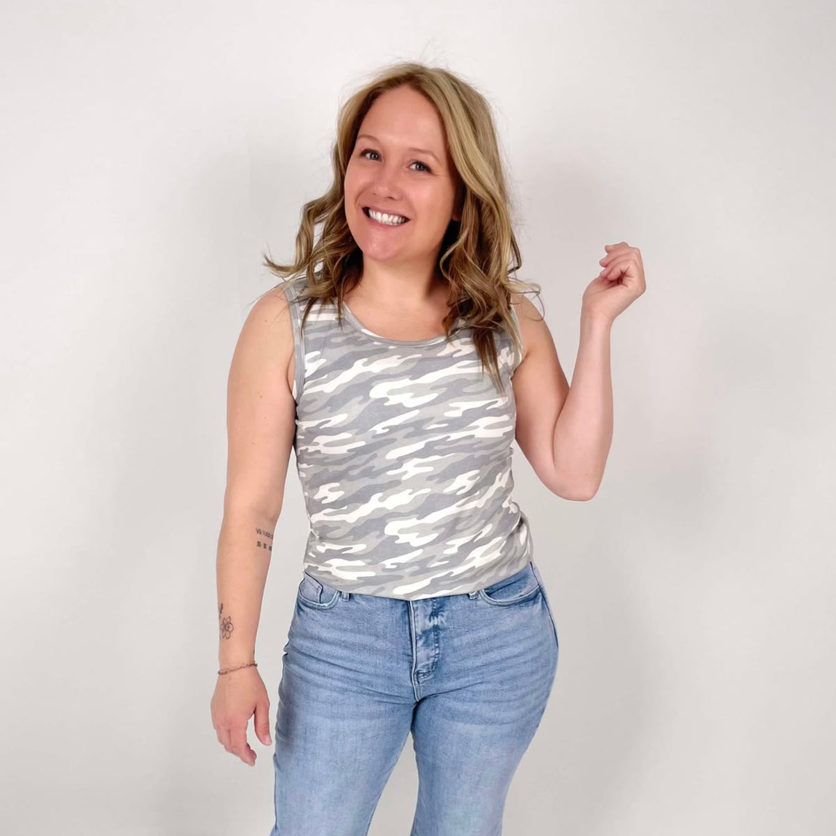 MM Ava Tank - Camo {Size S-3X} - KaraMarie