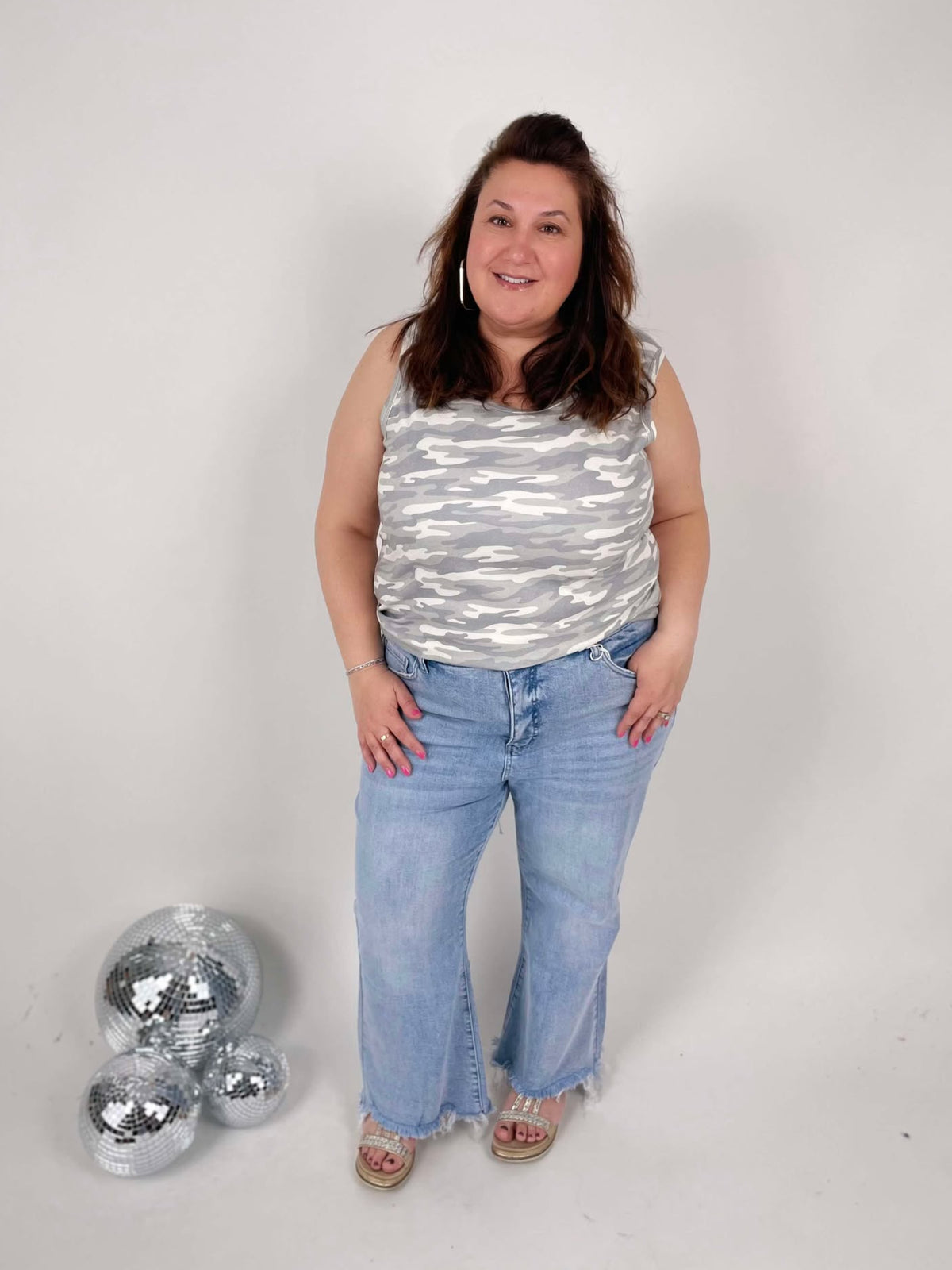 MM Ava Tank - Camo {Size S-3X} - KaraMarie