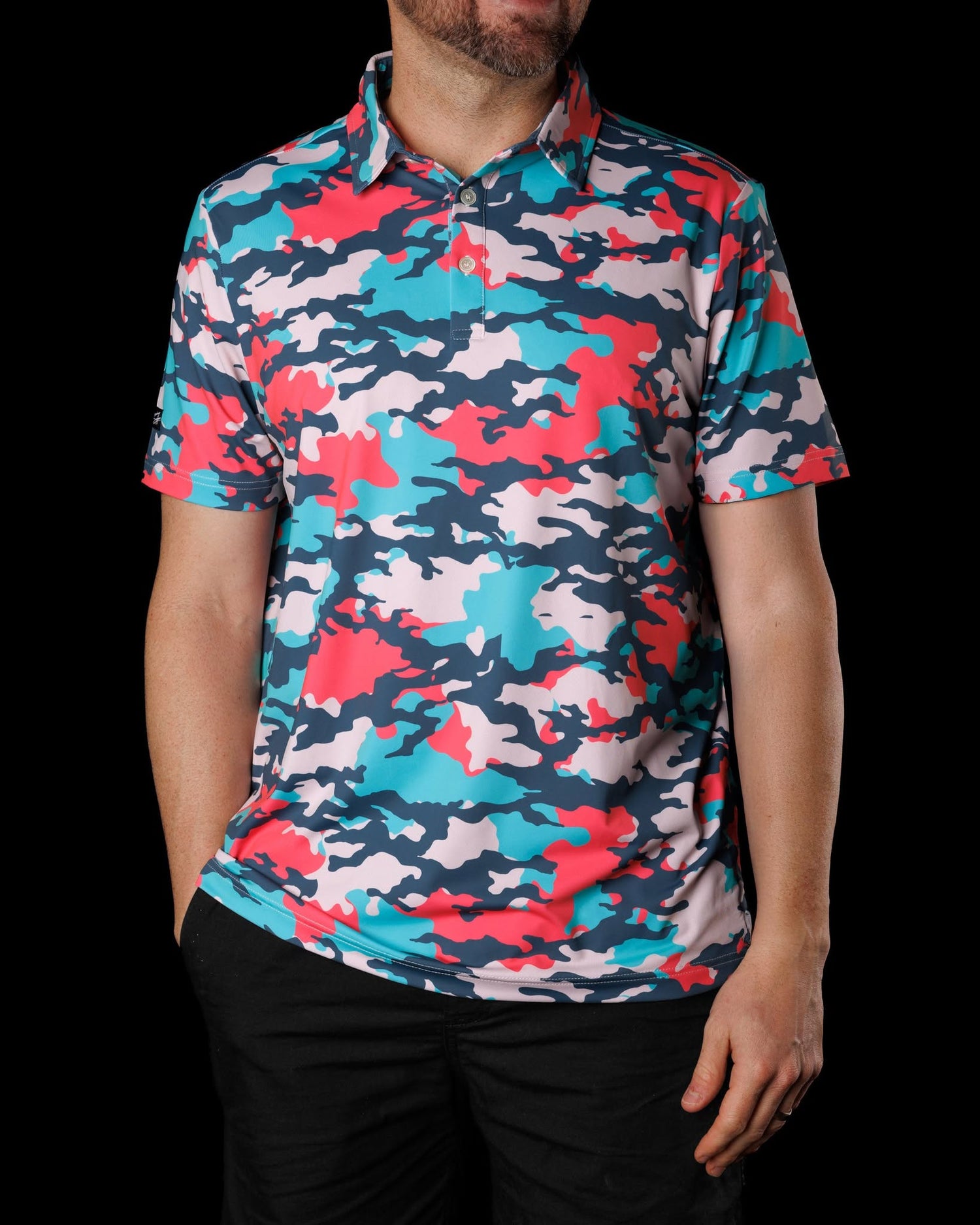 Plain Sight - Sunday Swagger Men's Golf Polo