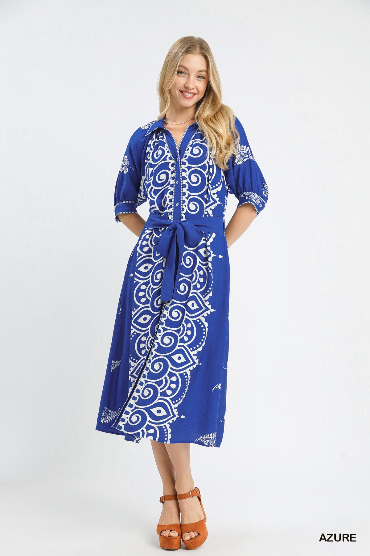 Blue Radiance Maxi Dress {S-L} - KaraMarie