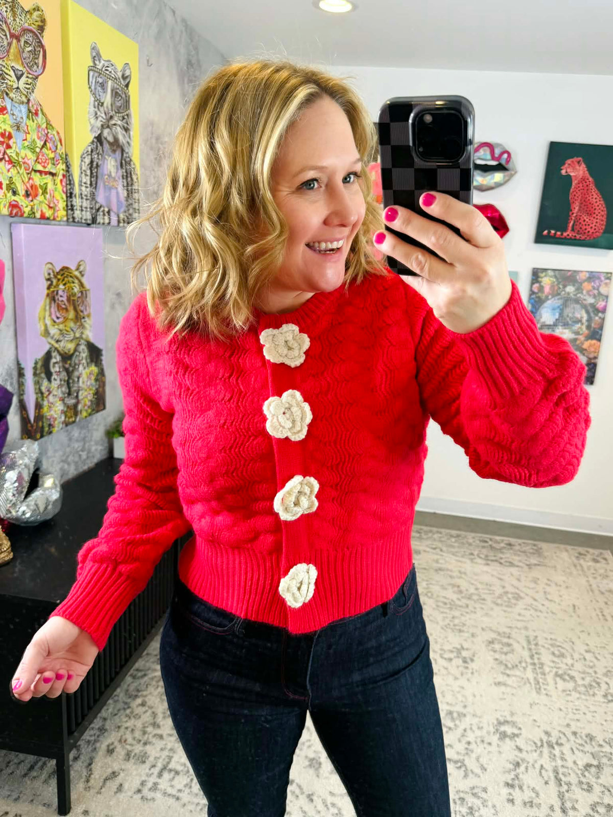 Cottage Charm Sweater Cardigan {S-L} - KaraMarie
