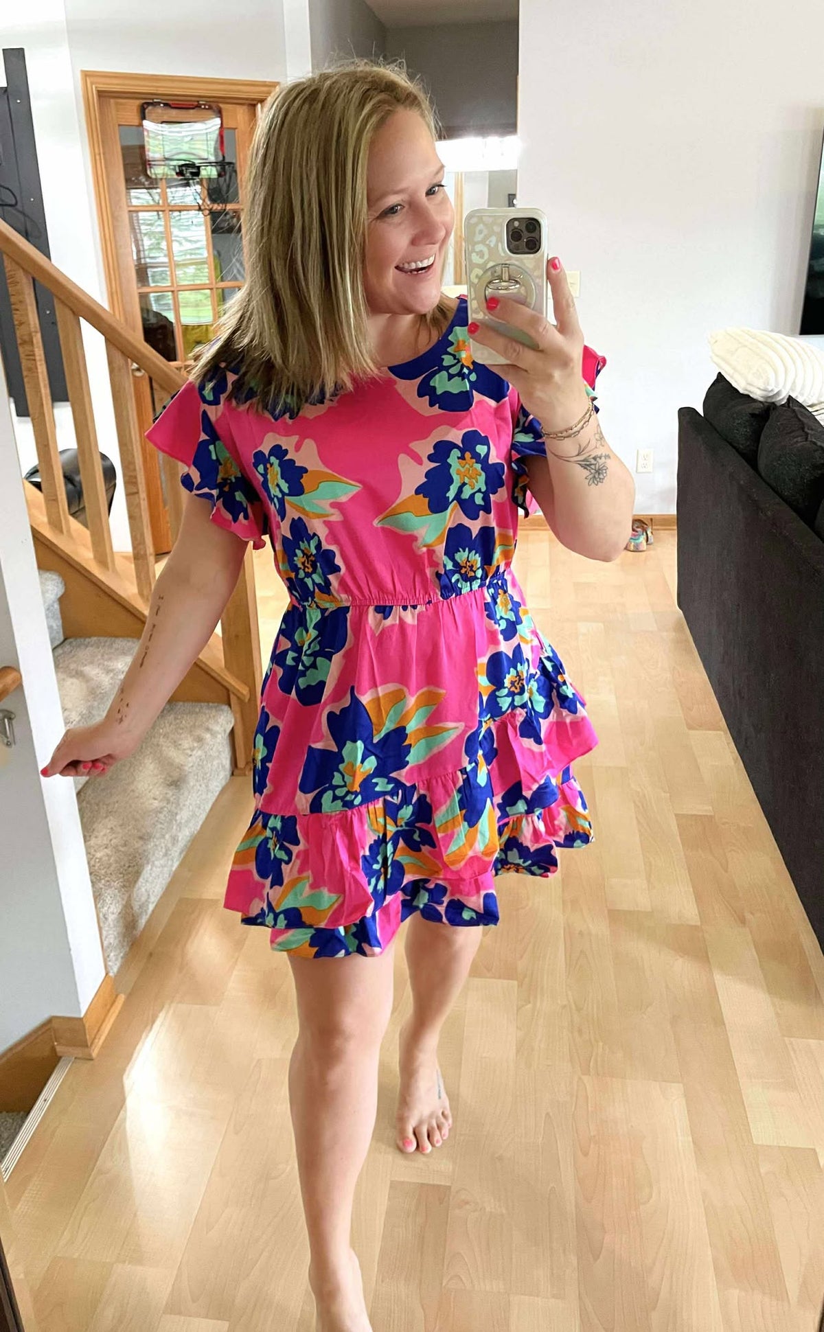 Bloom Rush Ruffle Dress {S-L} - KaraMarie