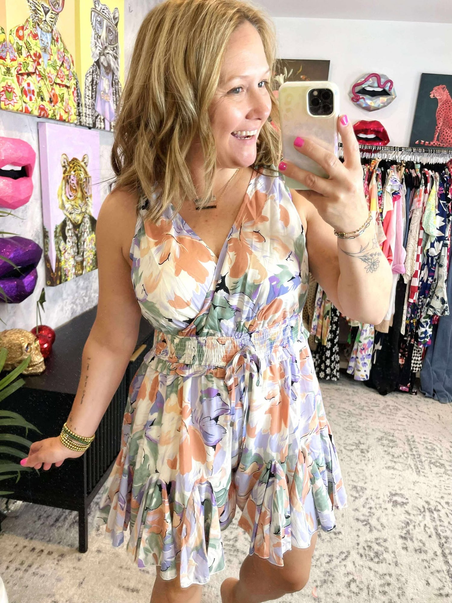 Floral Fantasy Romper {S-L}