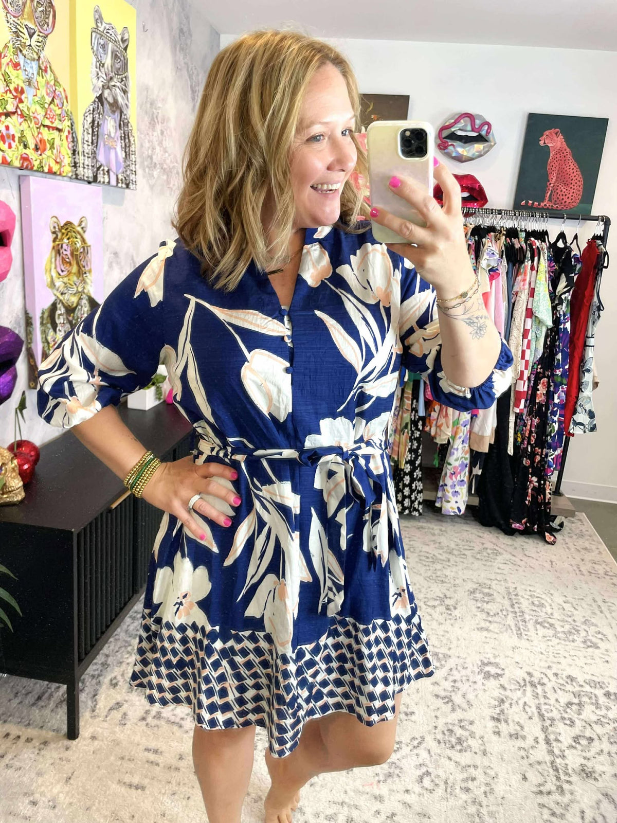 Fresh Cut Florals Dress {S-2X} - KaraMarie