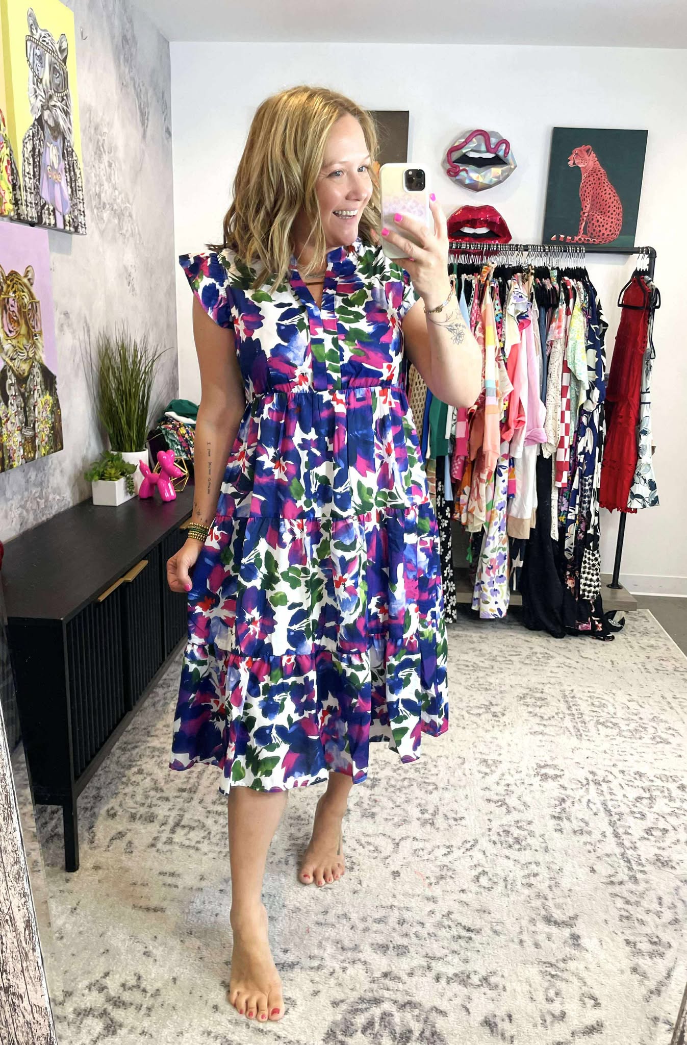 Purple Haze Floral Dress {S-L}