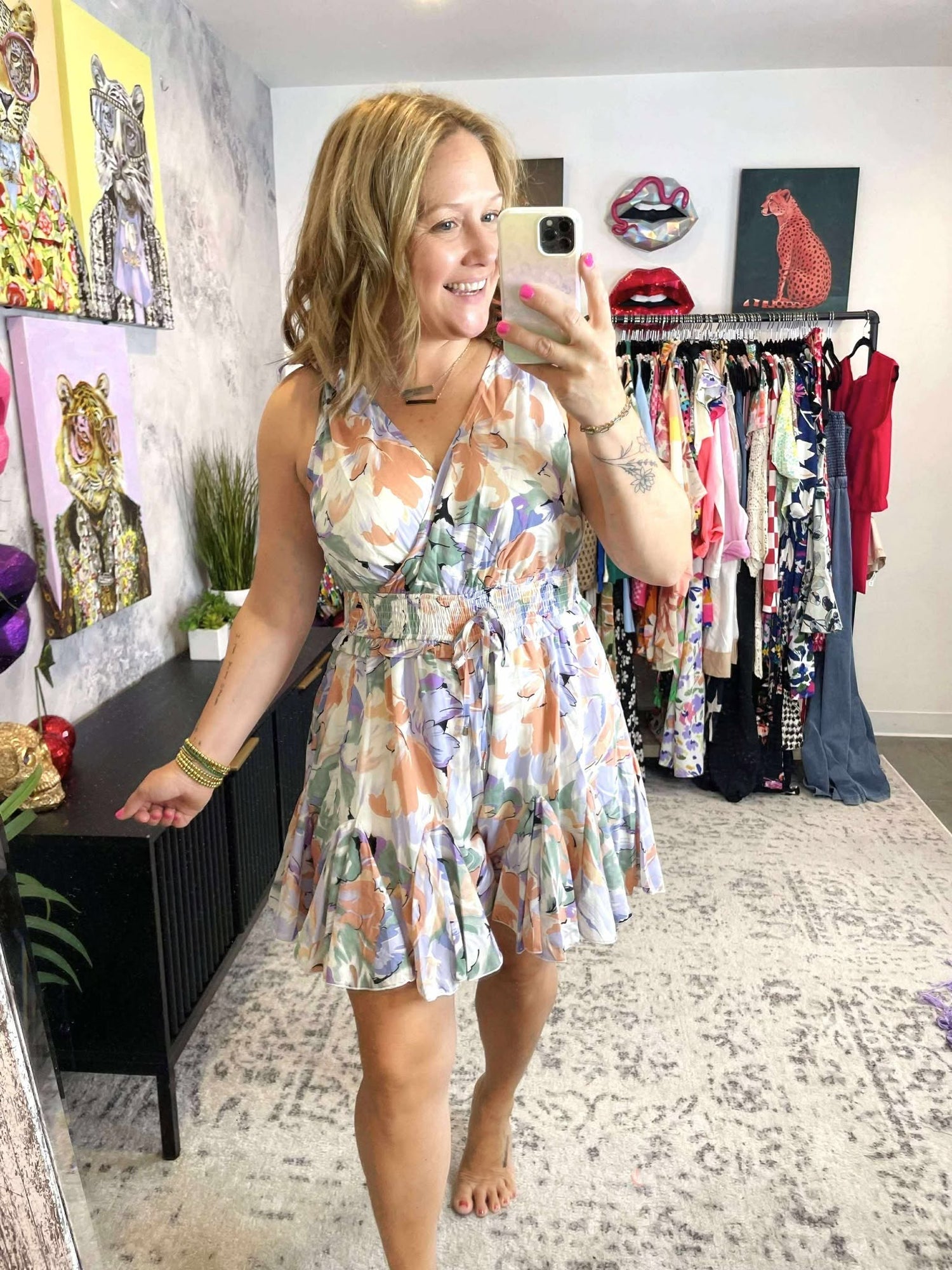 Floral Fantasy Romper {S-L}