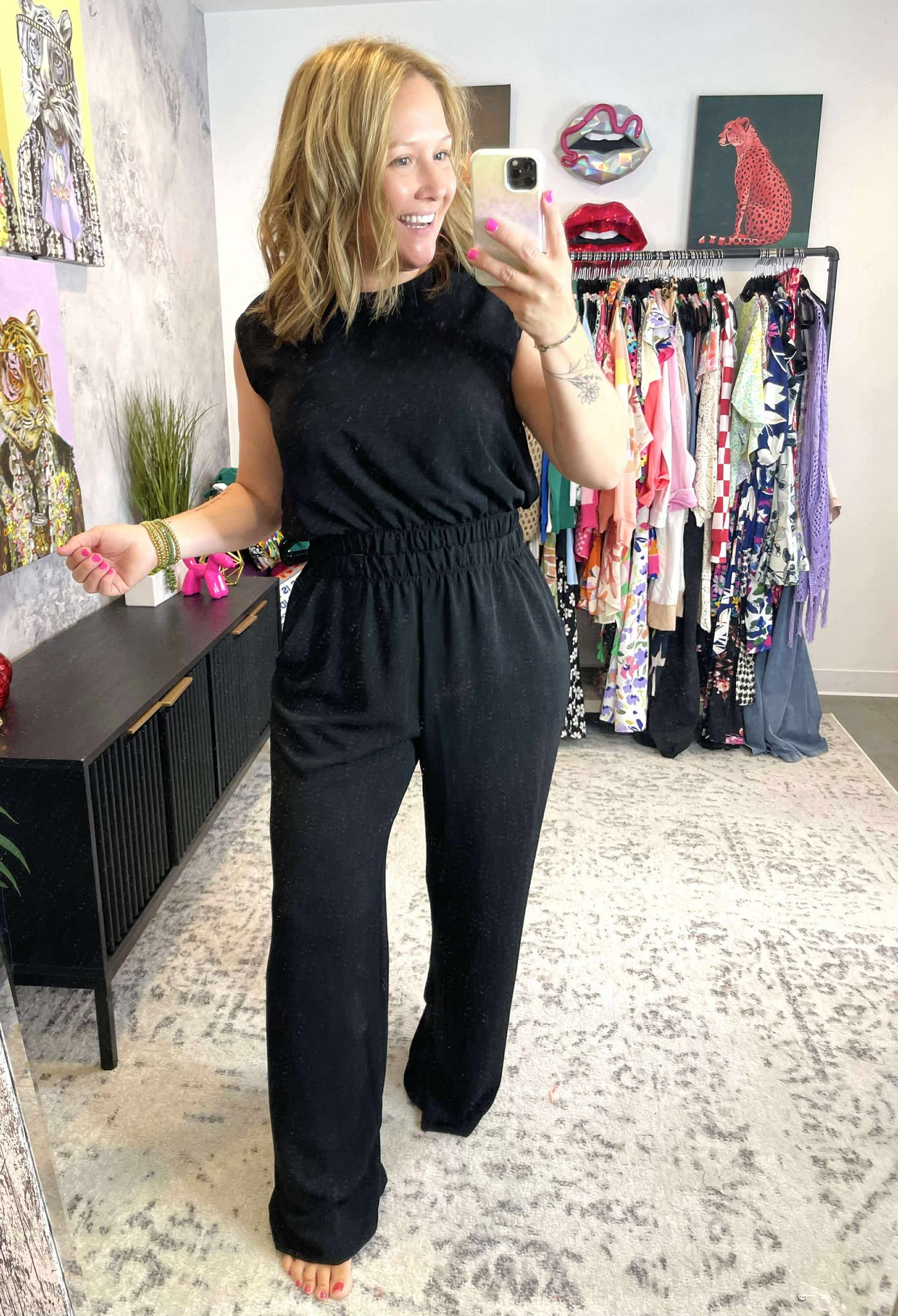 BLAKELEY Jessica Summer Pant Set in Black {XXS-2X}
