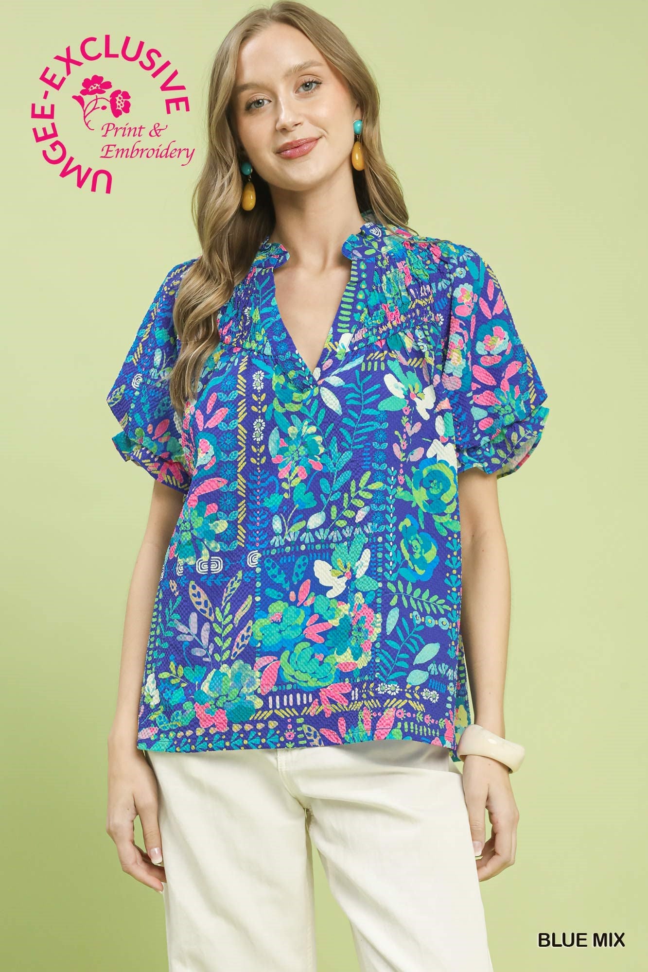 Botanical Beauty Blouse {S-L}