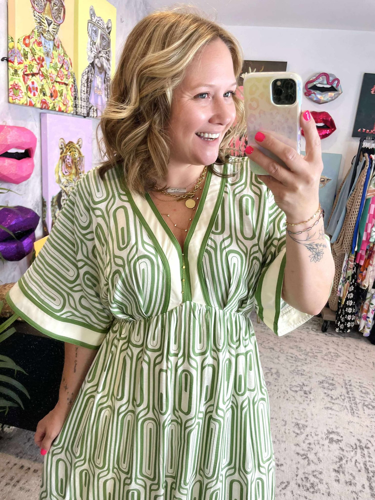 Dreamscape Maxi Dress in Olive {S-L}