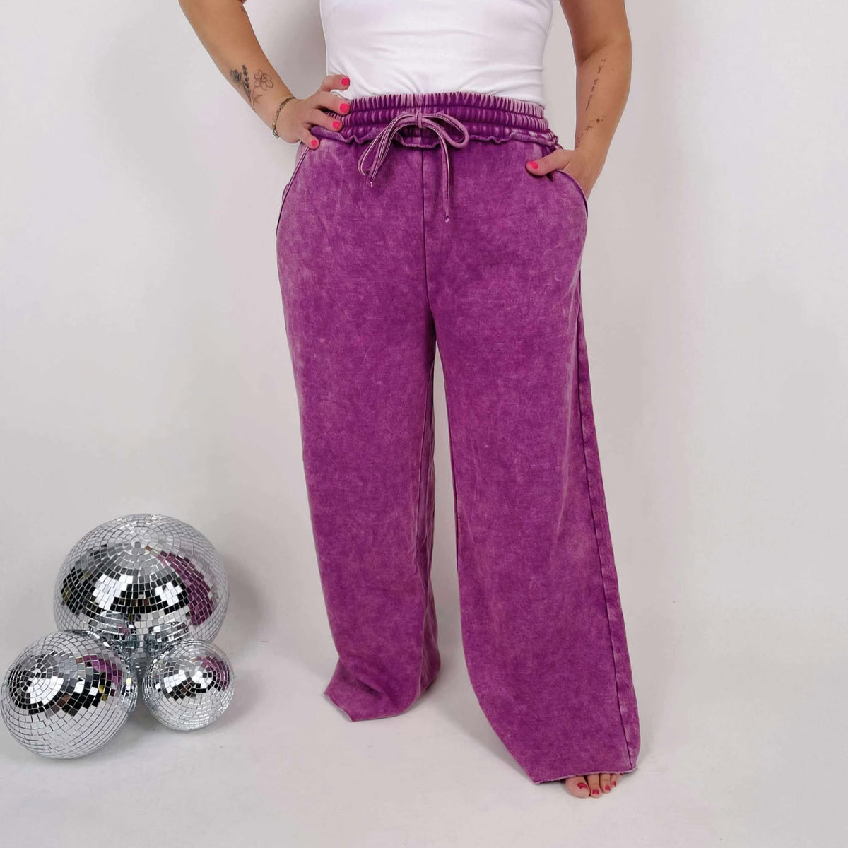 Cloud Comfort Palazzo Sweatpants - Multiple Colors {S-3X} - KaraMarie