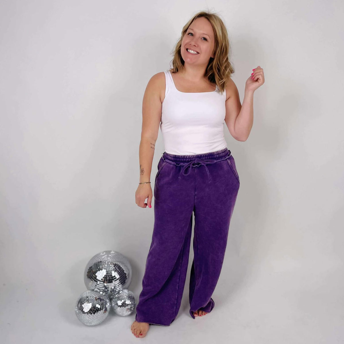 Cloud Comfort Palazzo Sweatpants - Multiple Colors {S-3X} - KaraMarie