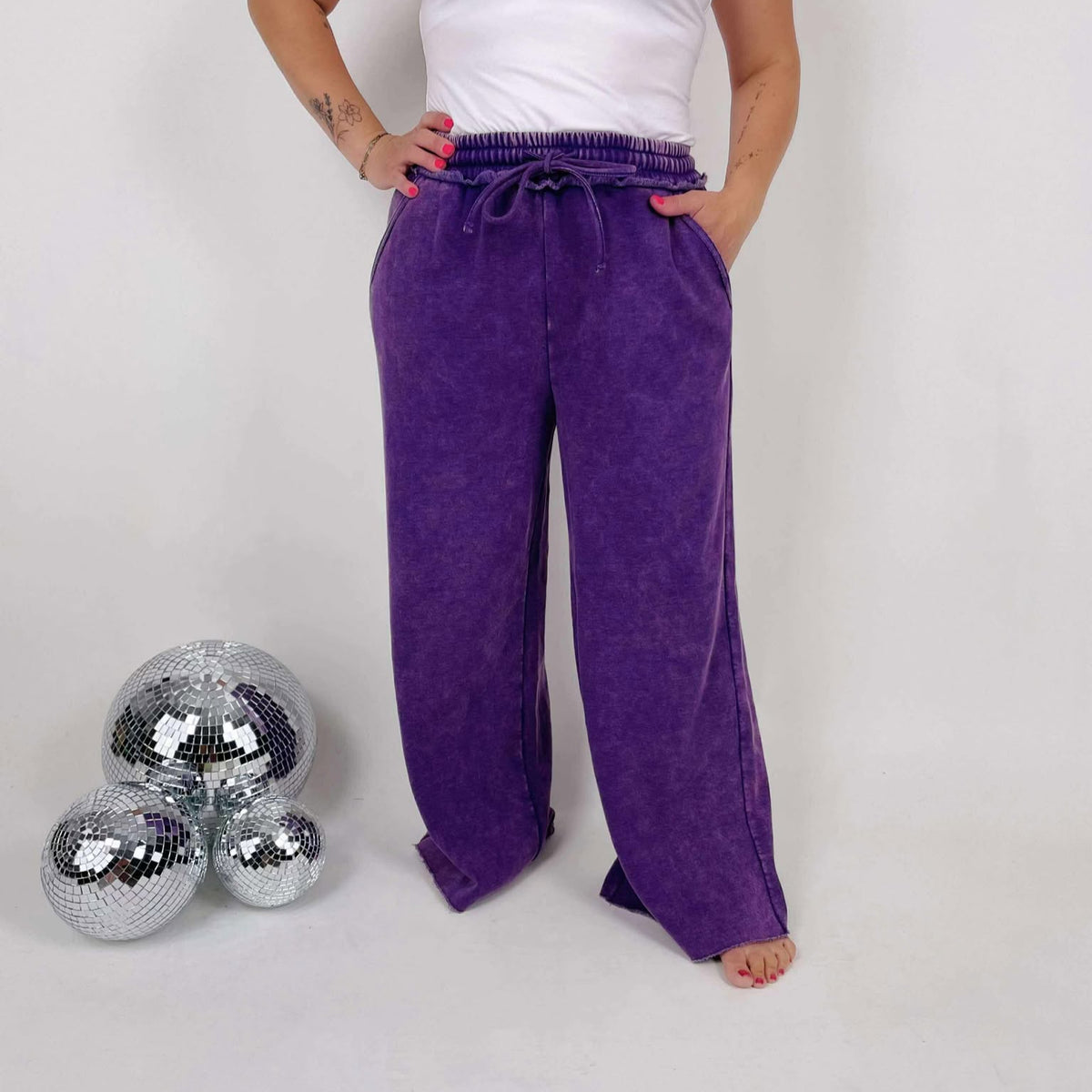 Cloud Comfort Palazzo Sweatpants - Multiple Colors {S-3X} - KaraMarie