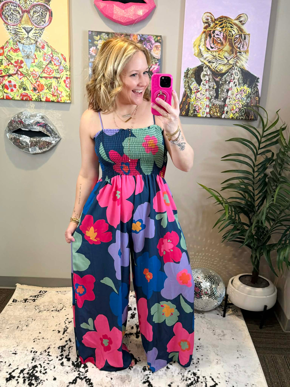 Big Blooms Jumpsuit {S-L} - KaraMarie