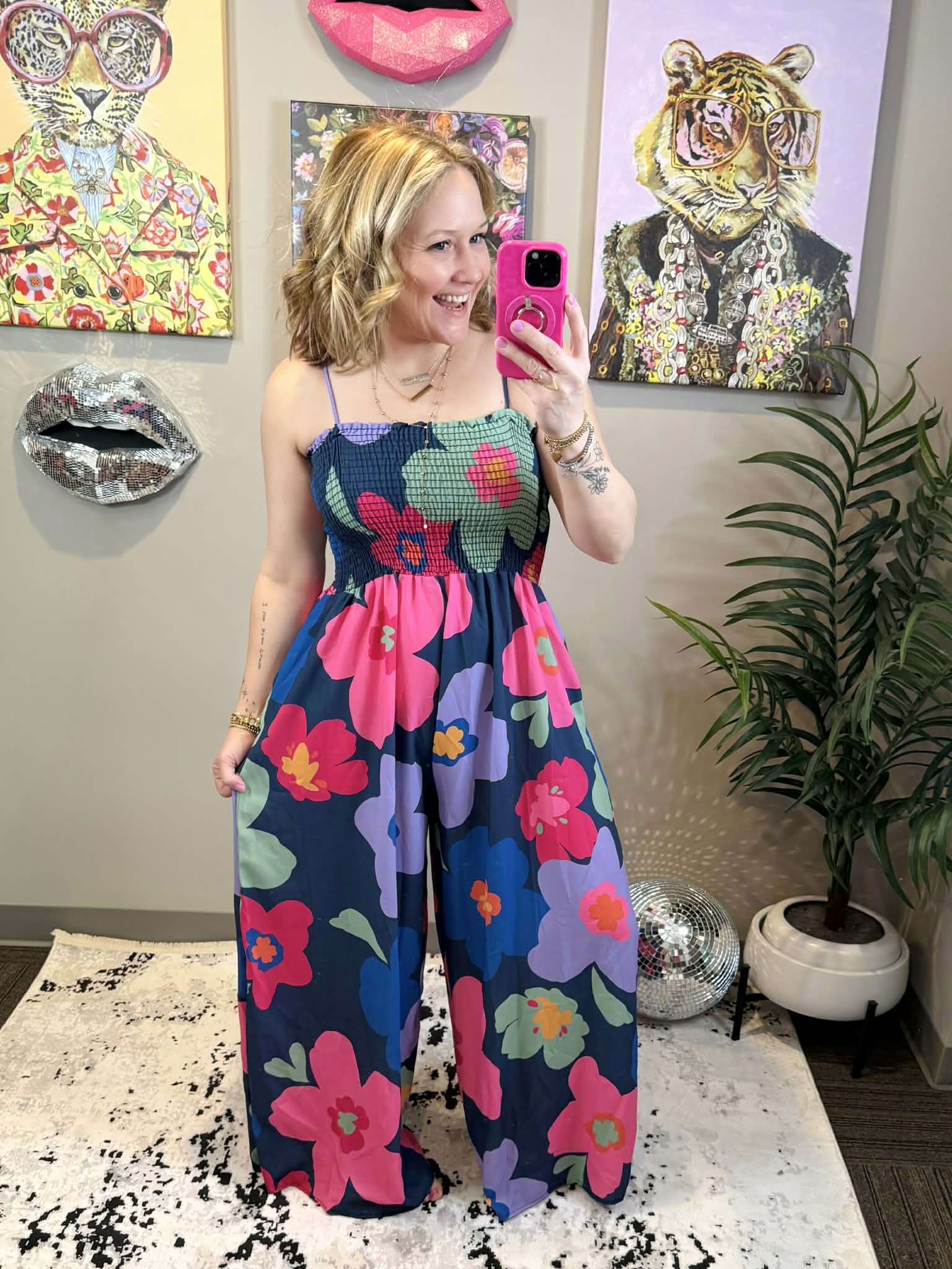 Big Blooms Jumpsuit {S-L} - KaraMarie