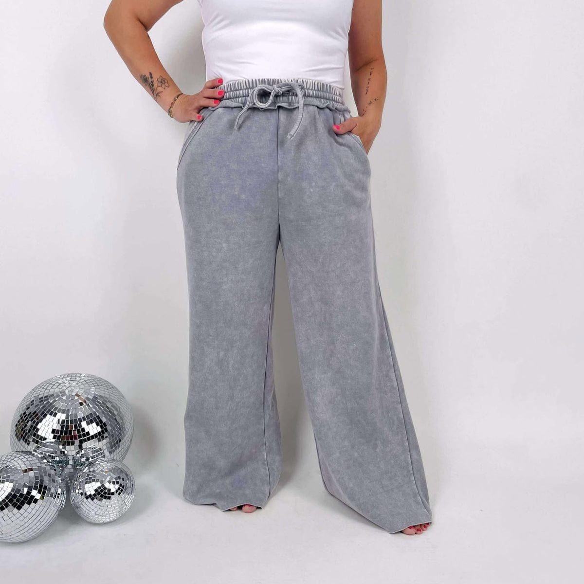 Cloud Comfort Palazzo Sweatpants - Multiple Colors {S-3X} - KaraMarie