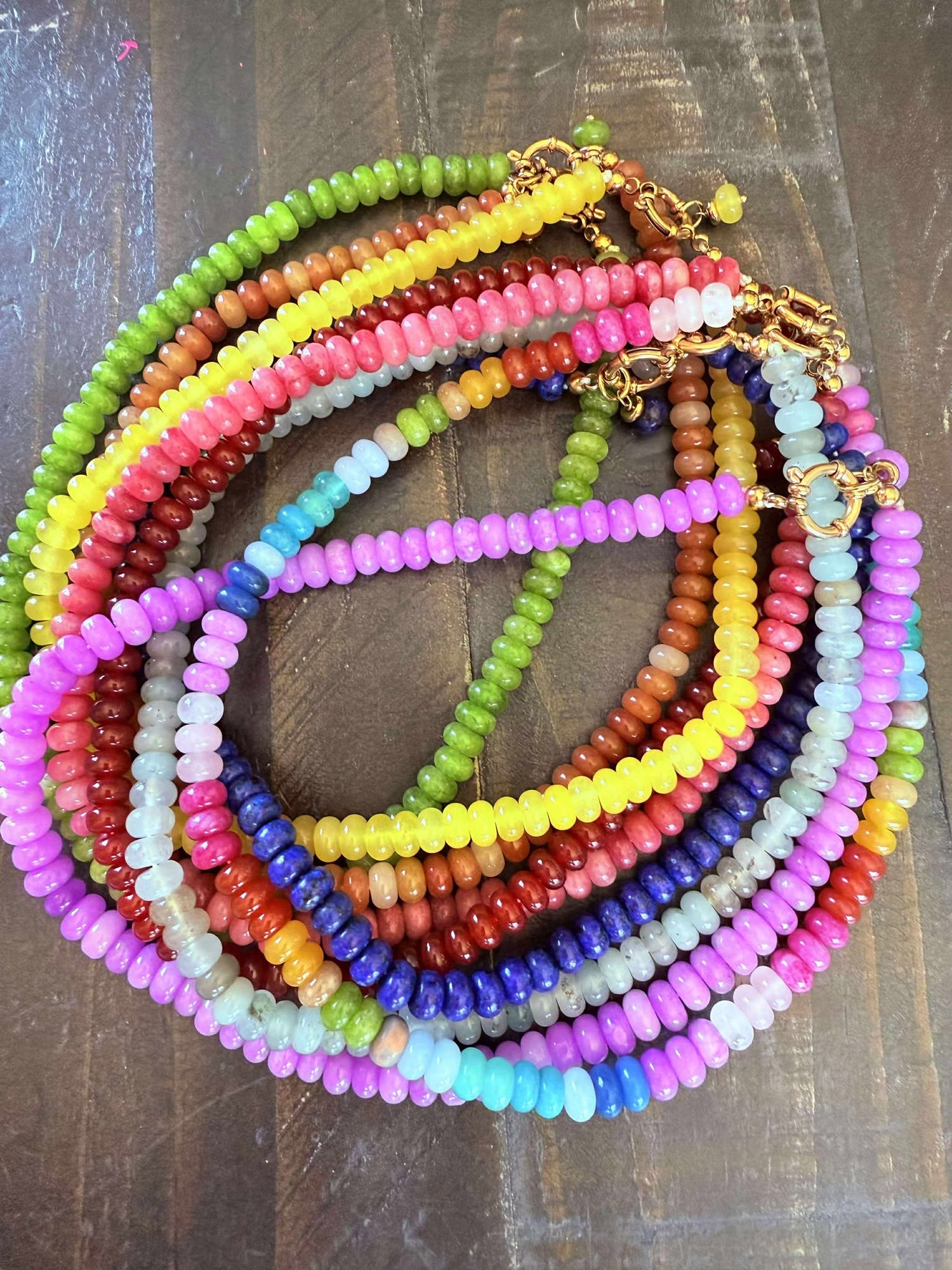 Gemstone Necklace {9 Colors!}