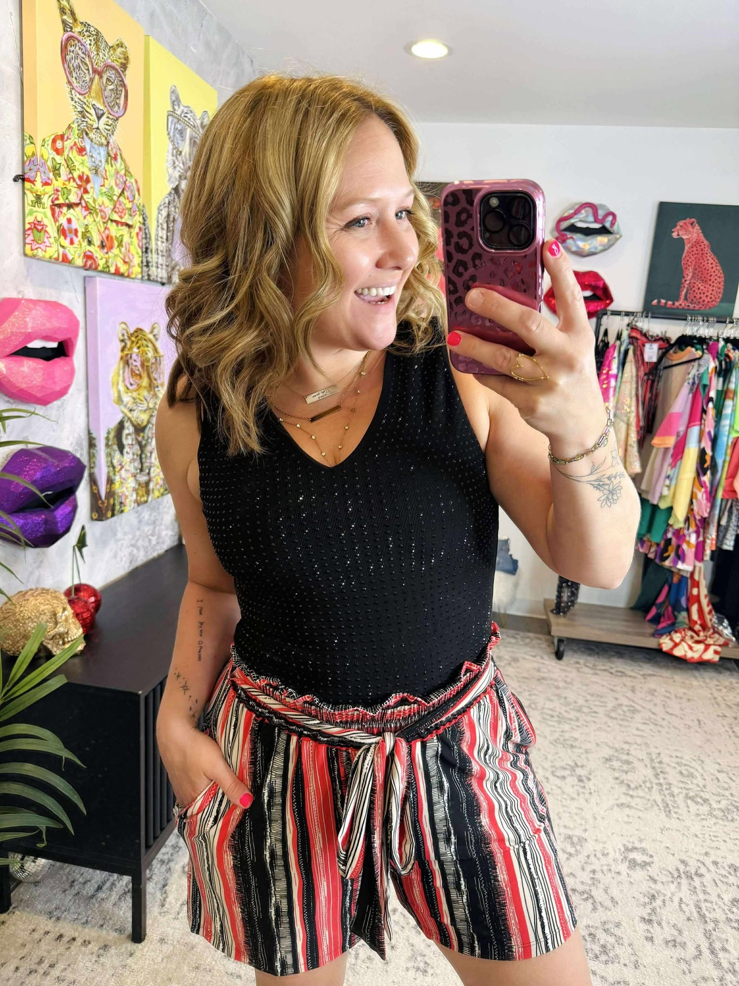 Shimmerline Bodysuit {S-3X}