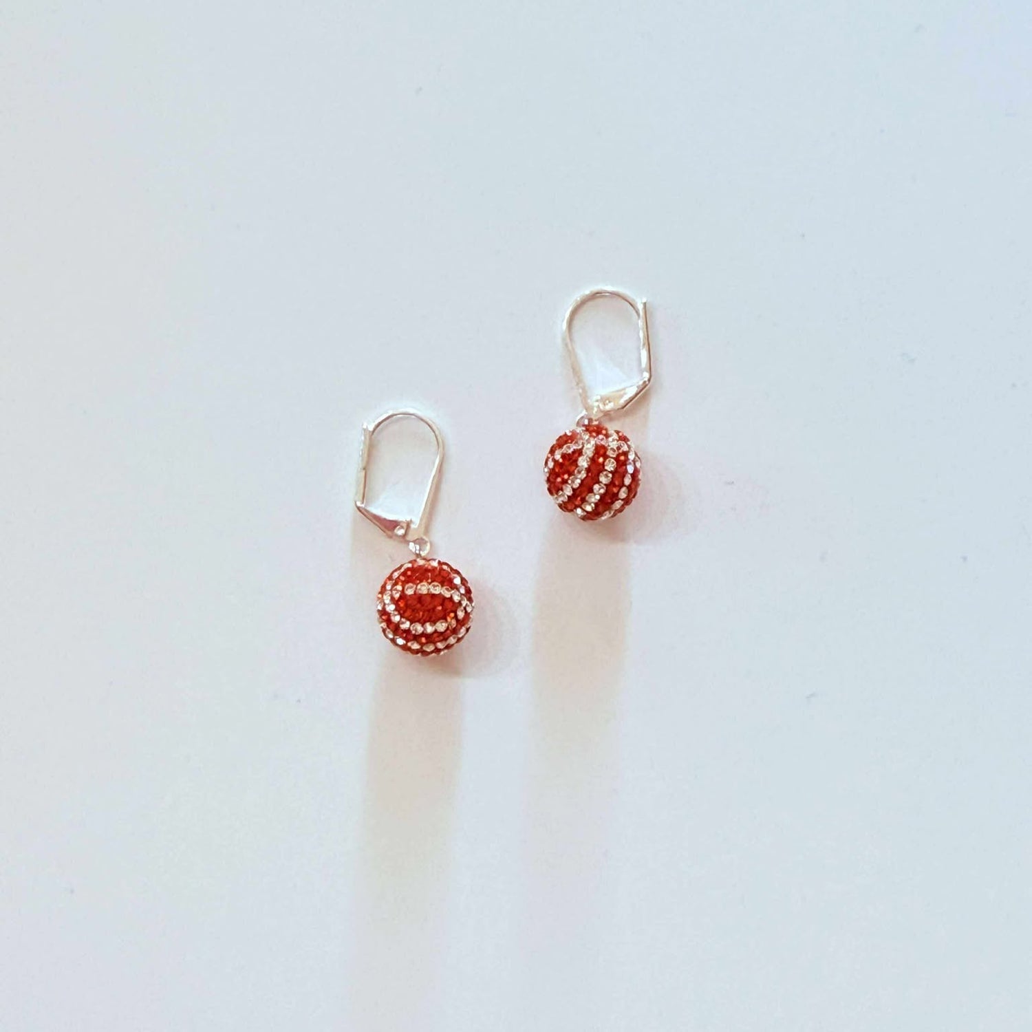 Basketball Pave Earrings {Multiple Colors!}