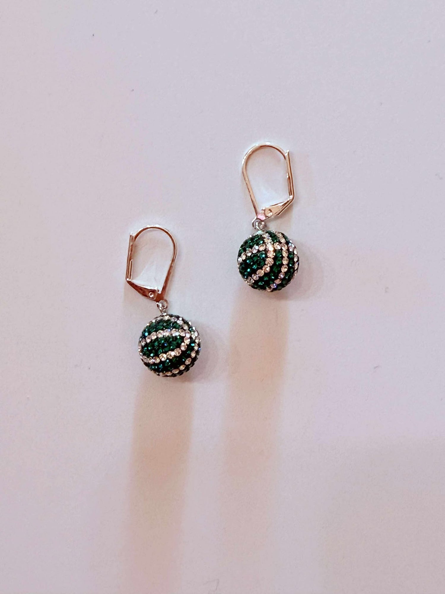 Basketball Pave Earrings {Multiple Colors!}