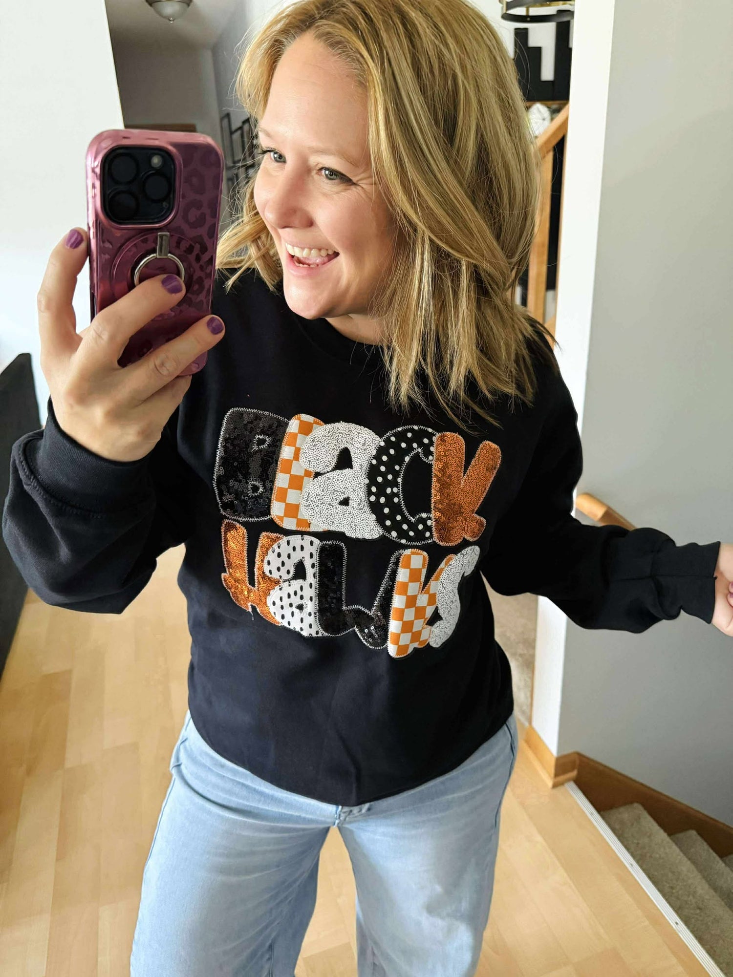 Black Hawks Modge Podge Sweatshirt {Size S-3X}