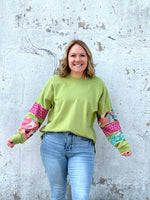 Mix Me Up Top - Green {S-3X} - KaraMarie