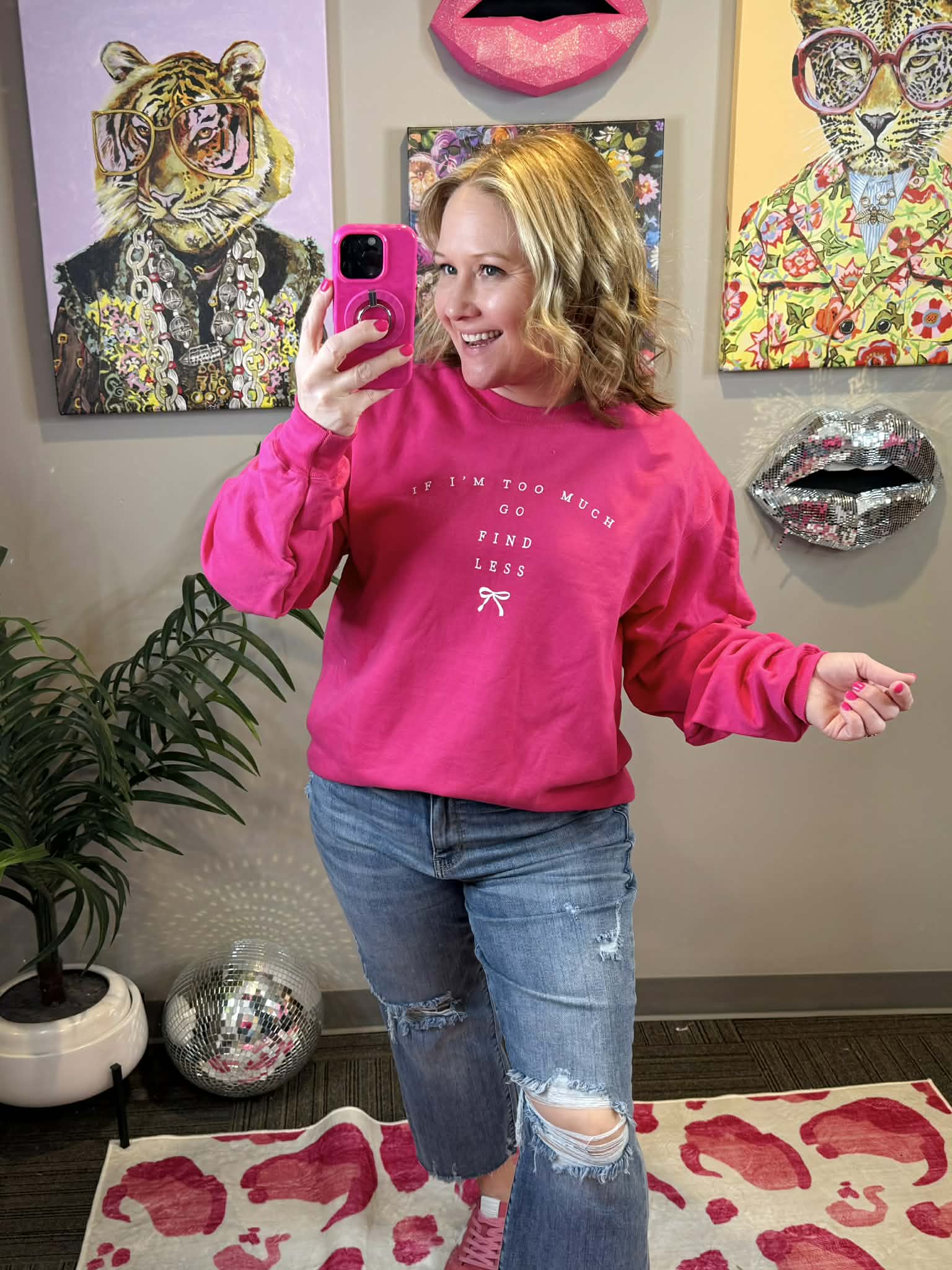 Go Find Less Sweatshirt {S-3X} - KaraMarie