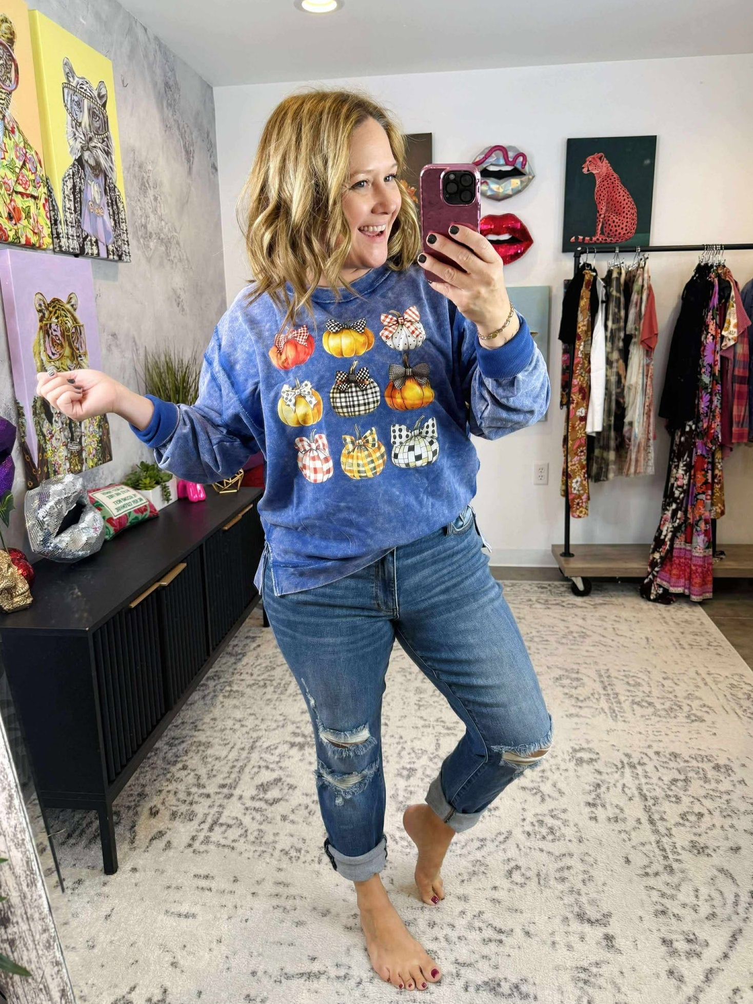 Pumpkins Graphic Sweatshirt {S-3X}