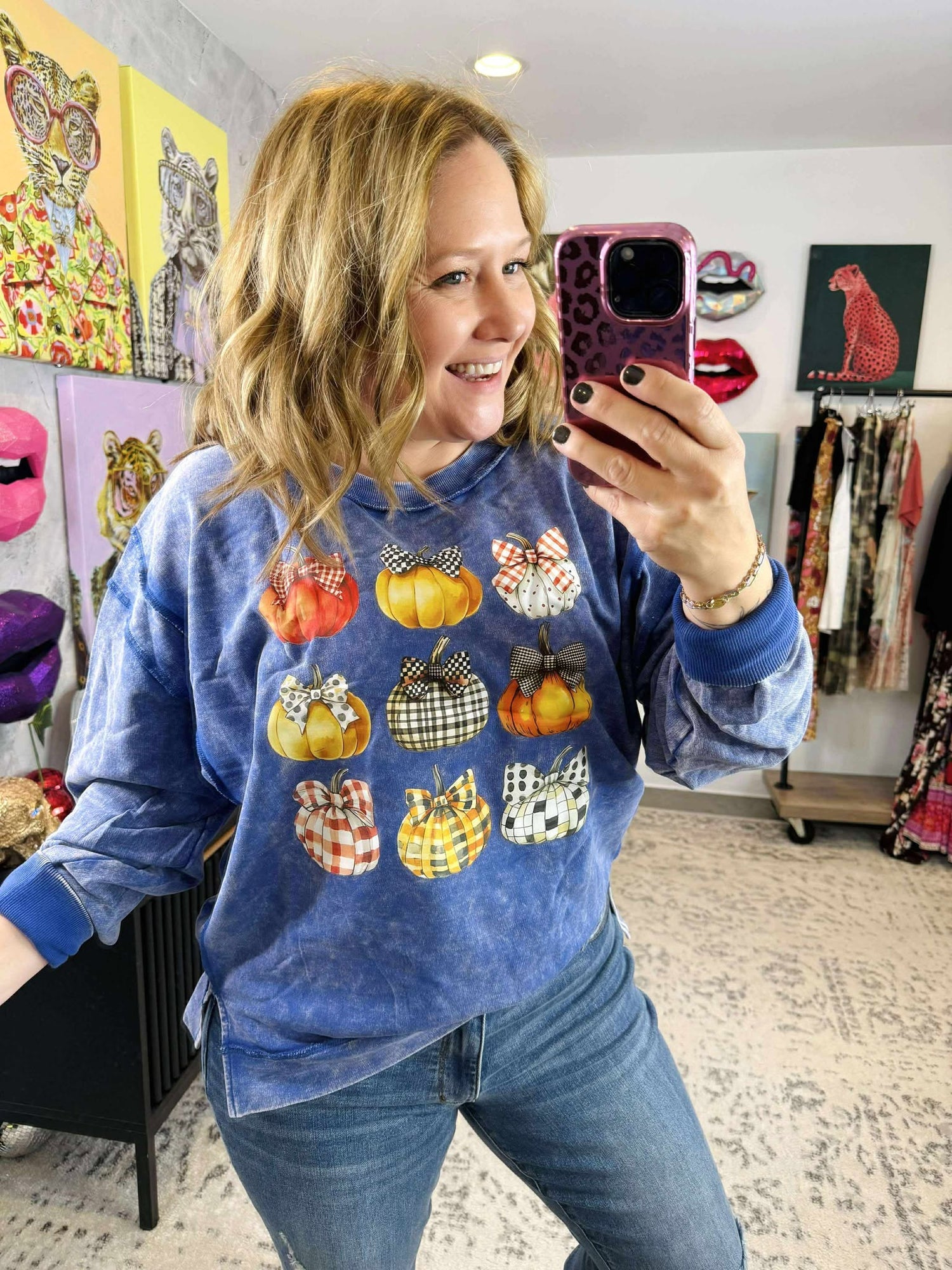 Pumpkins Graphic Sweatshirt {S-3X}