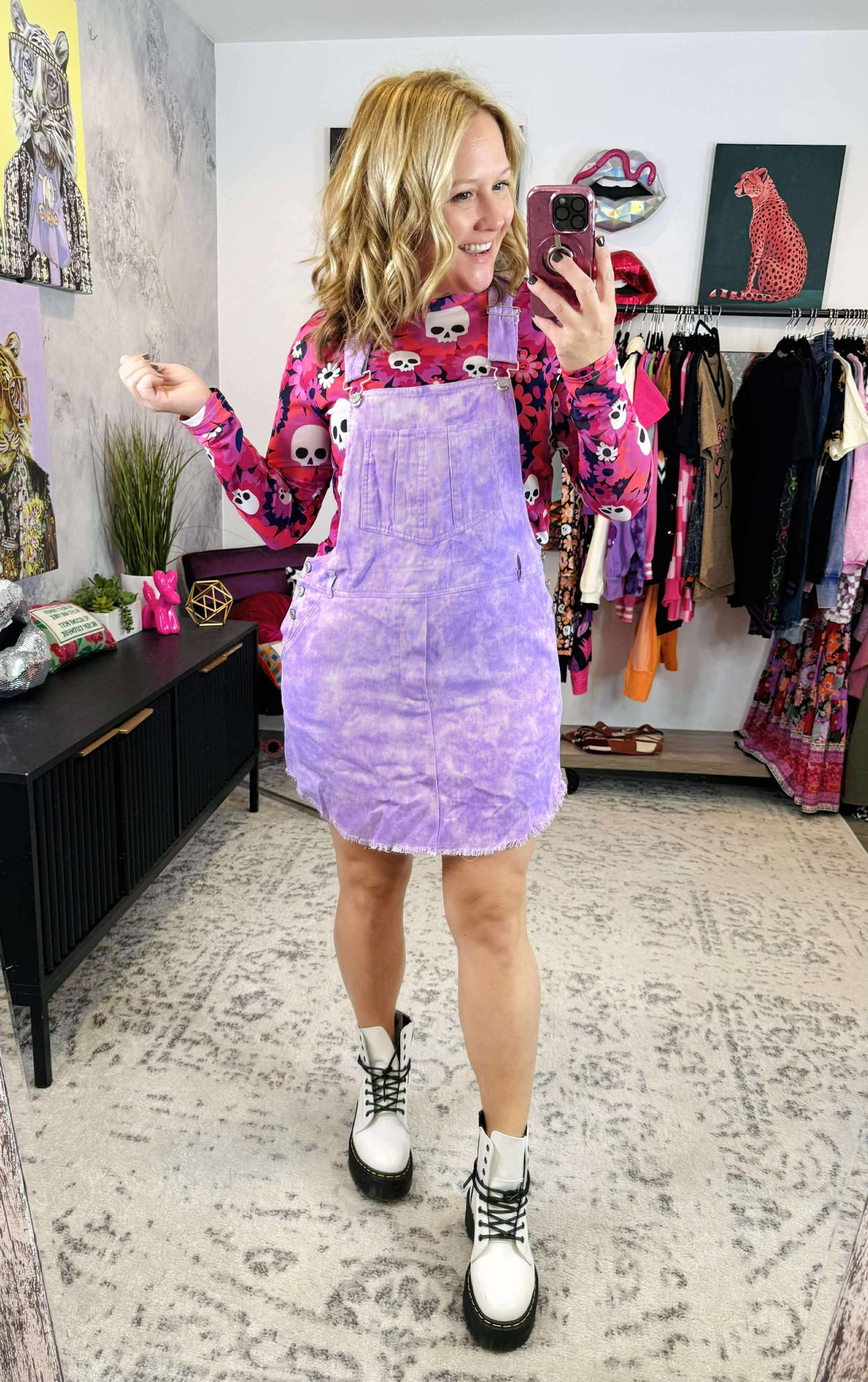 Bibbed Beauty Overall Mini Dress {S-XL}