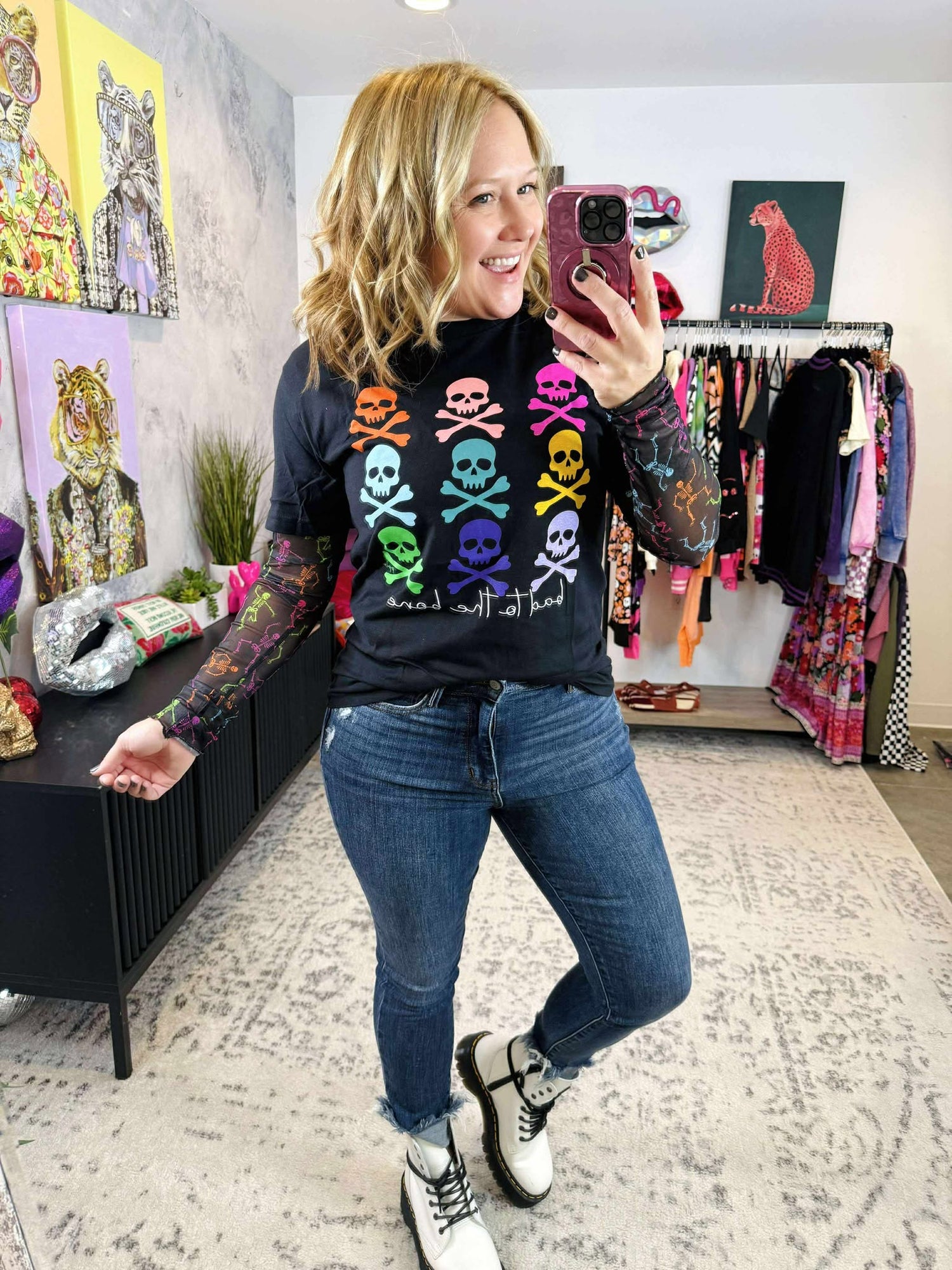 Bad to the Bone Graphic Tee {S-3X}