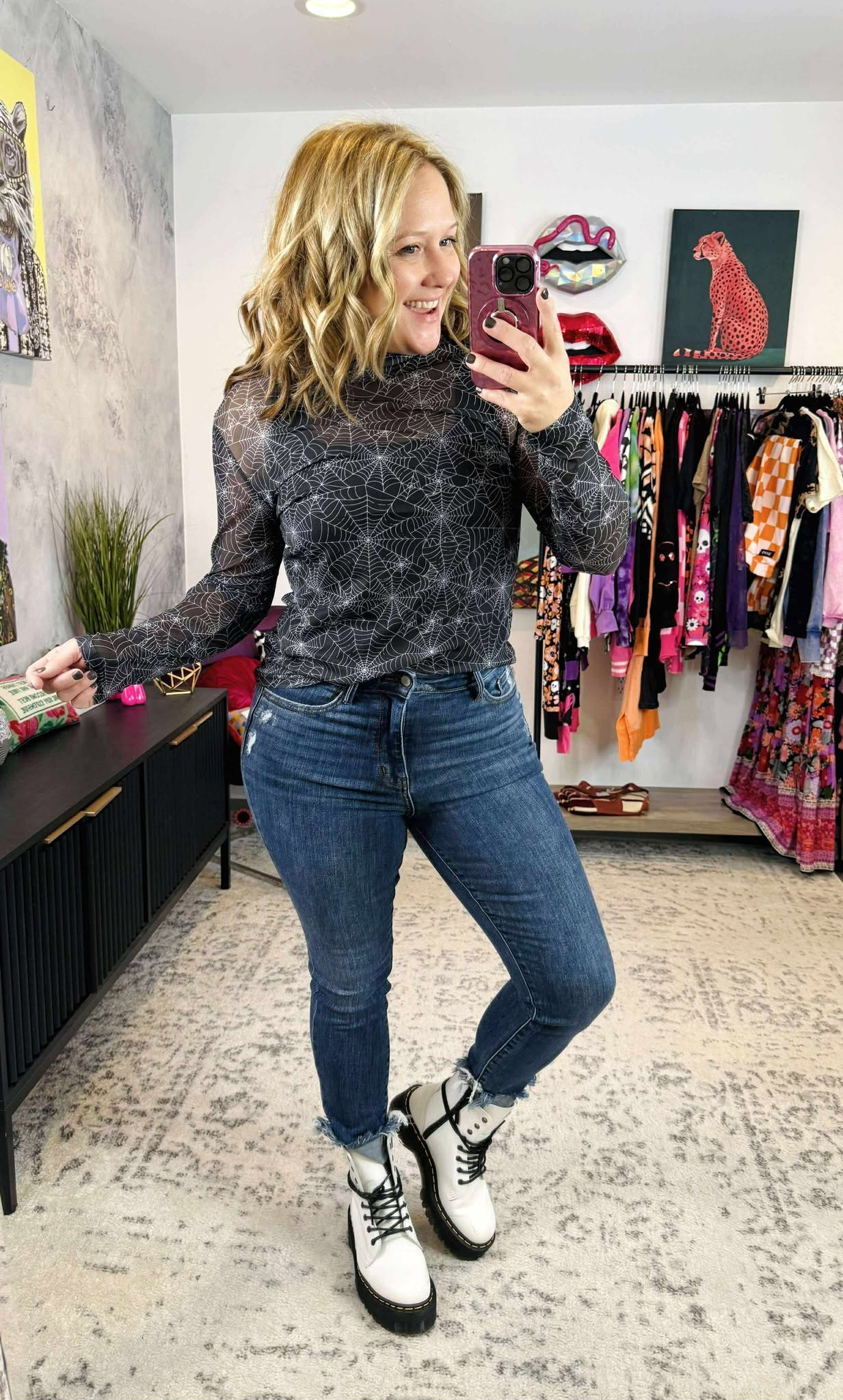 Wicked West Mesh Top {S-3X}