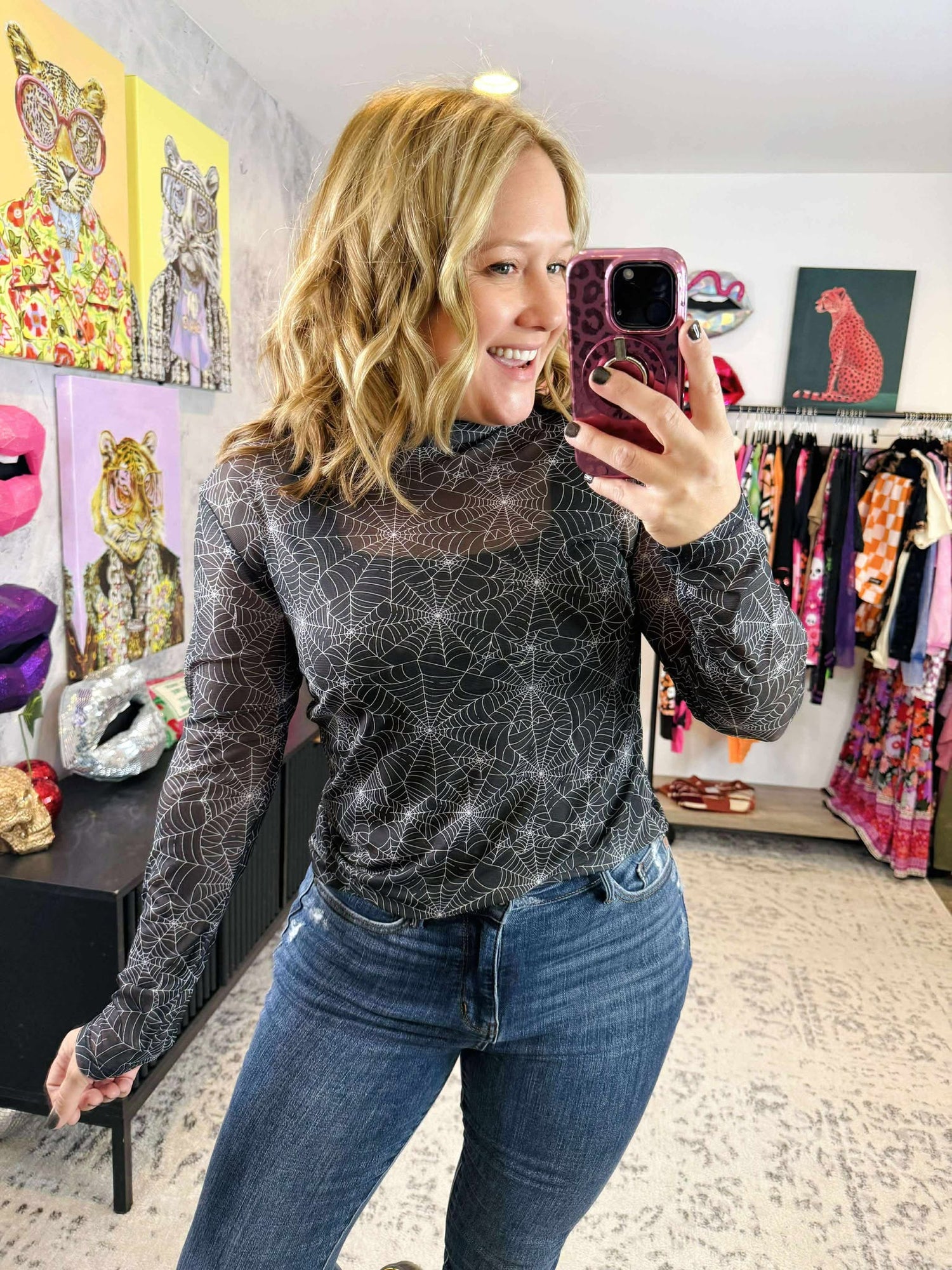 Wicked West Mesh Top {S-3X}