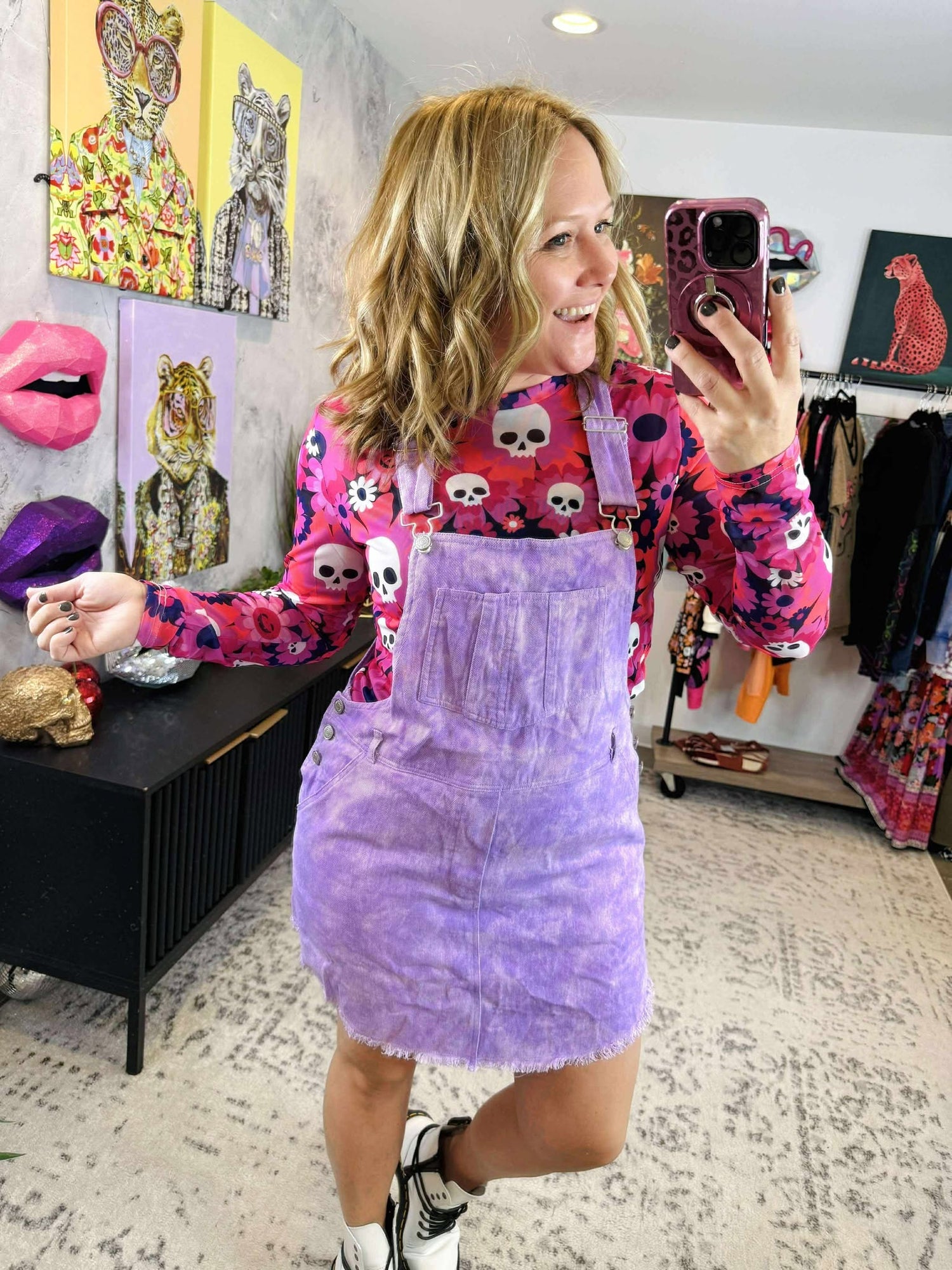 Bibbed Beauty Overall Mini Dress {S-XL}