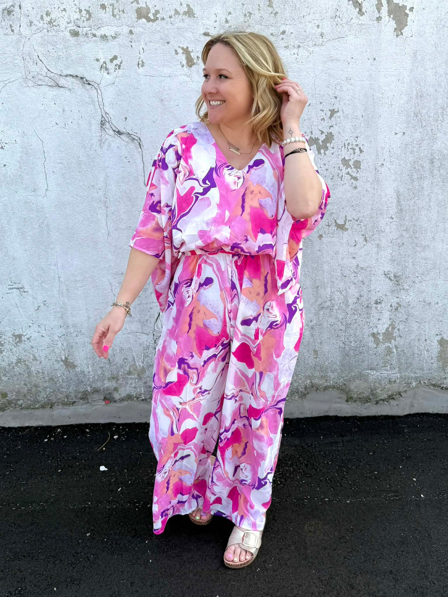 Swirling Splendor Jumpsuit {S-L}