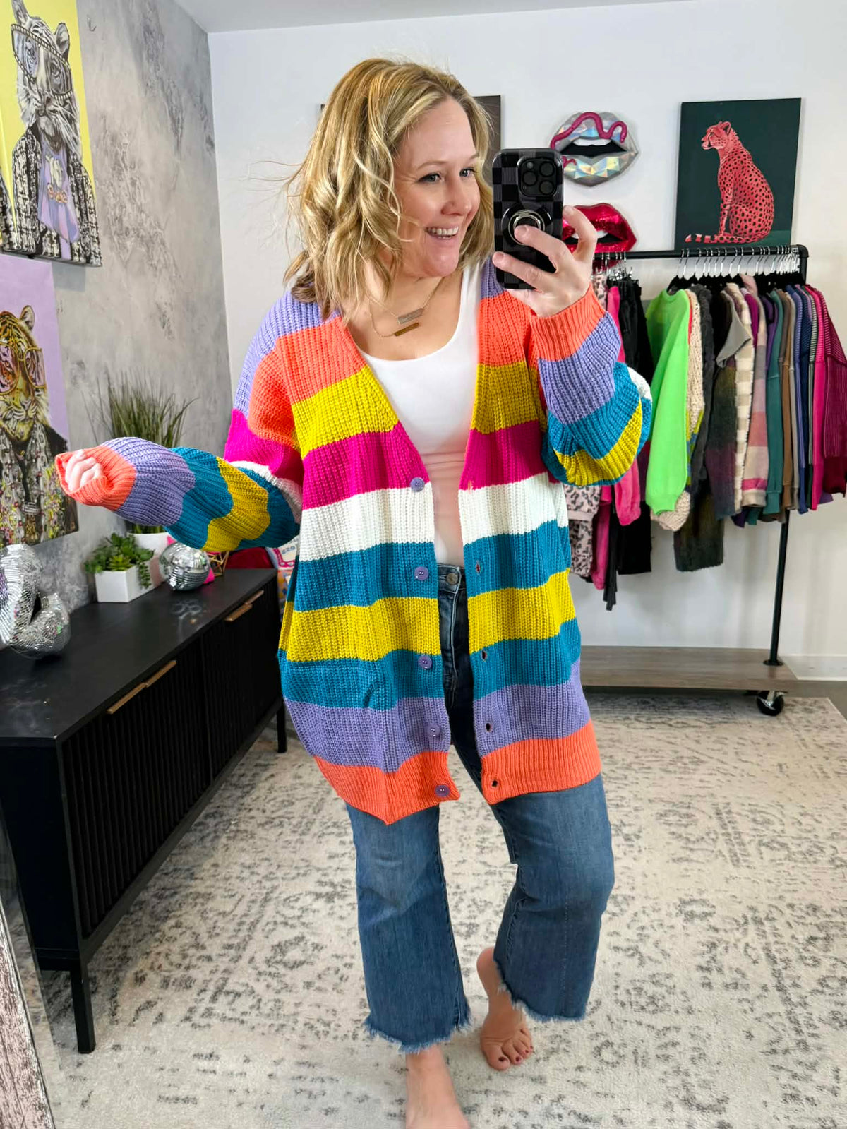 Color Cascade Cardigan {S-XL} - KaraMarie