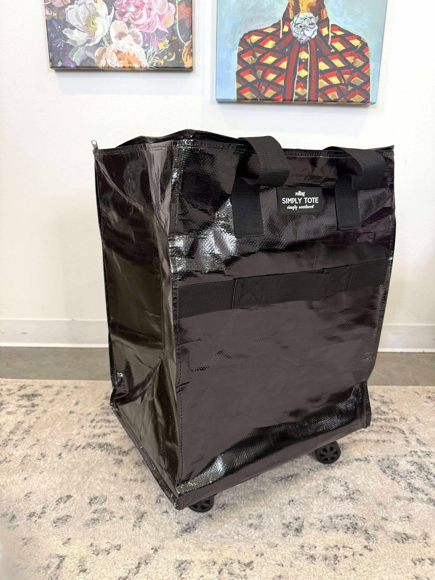 Large Rolling Tote Bag {Multiple Colors!}