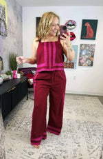 Borderplay Set in Burgundy {S-L} - KaraMarie