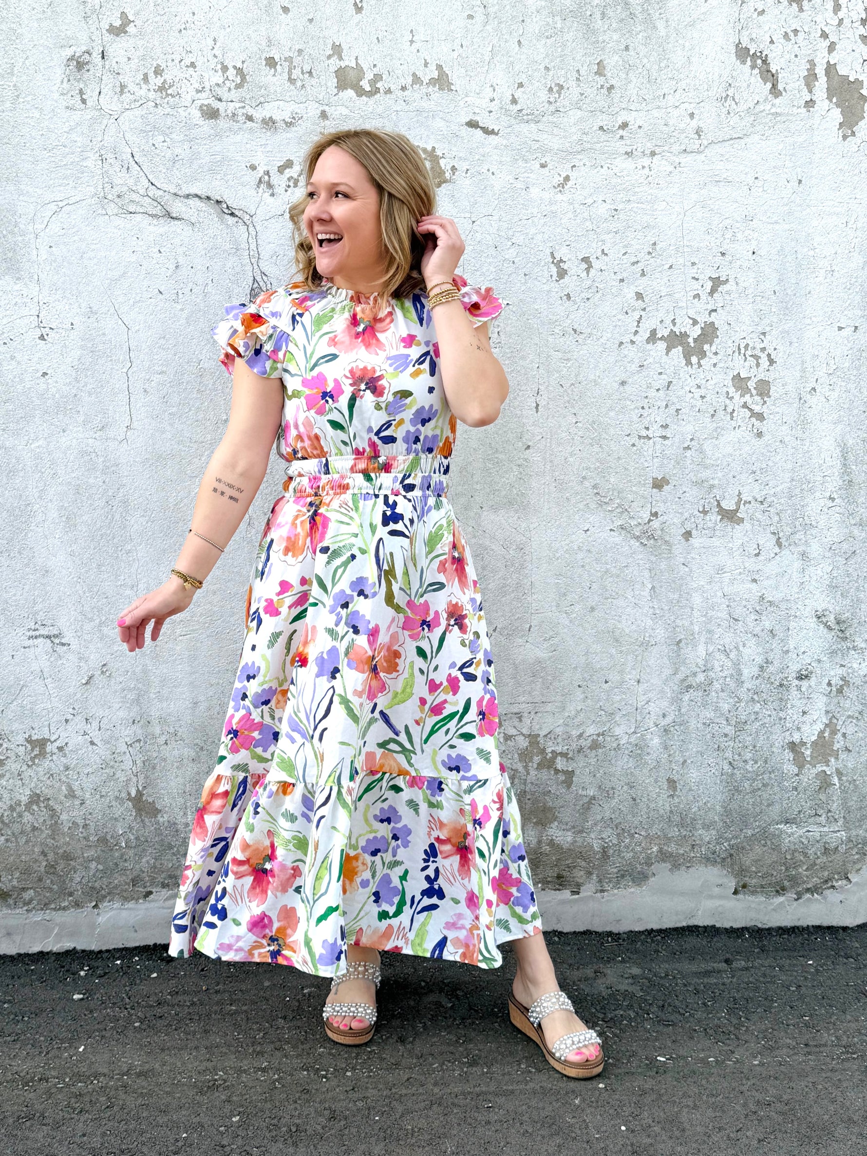 Blooming Elegance Dress {S-3X} - KaraMarie