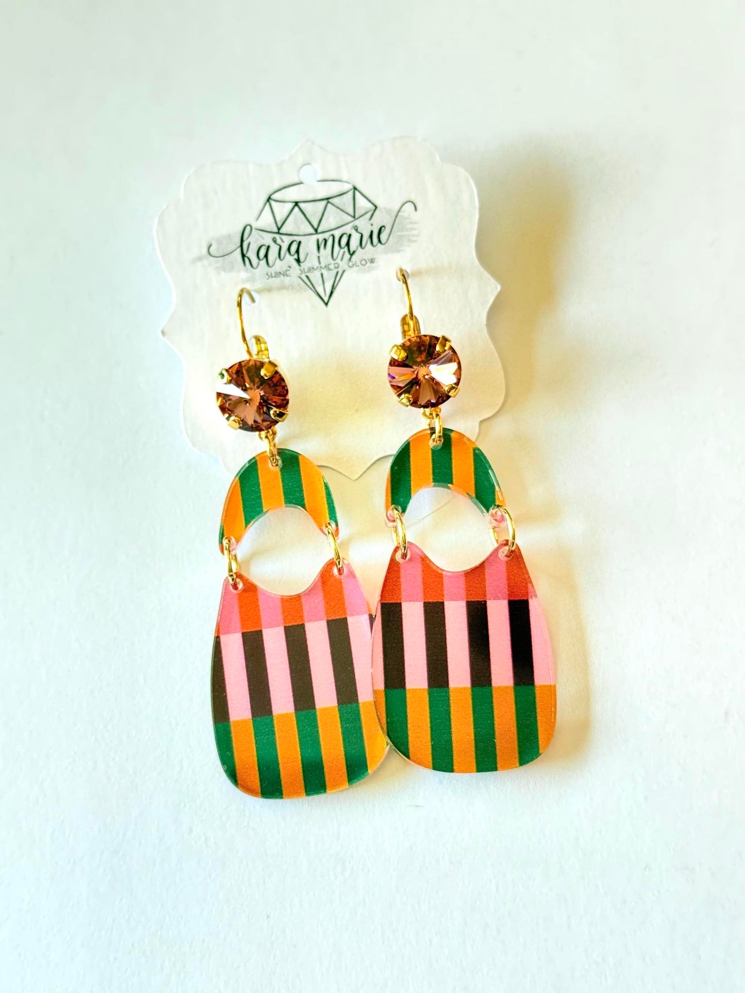 Color Pop Retro Earrings