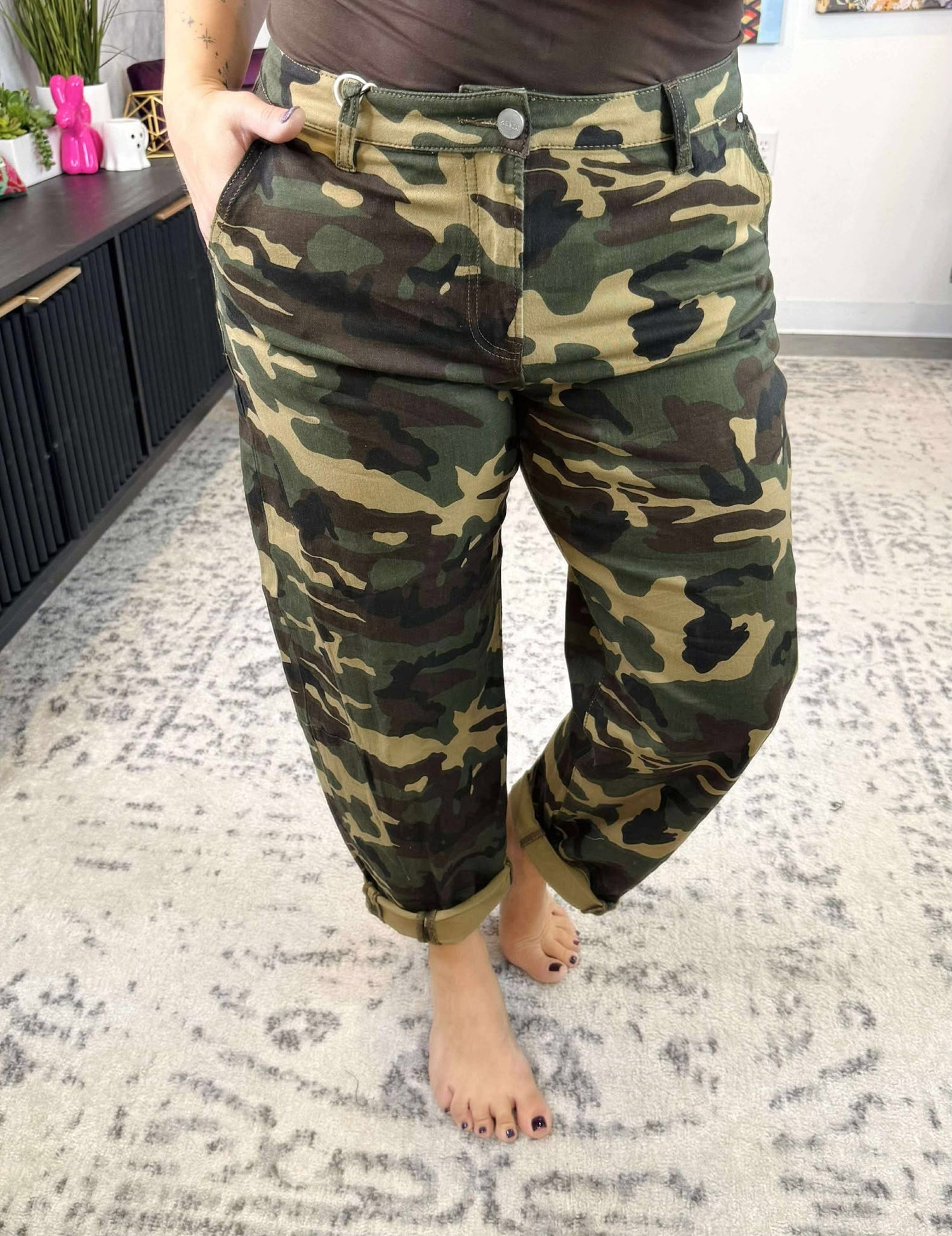 Camo Command Roll-Up Pants {1-3X}