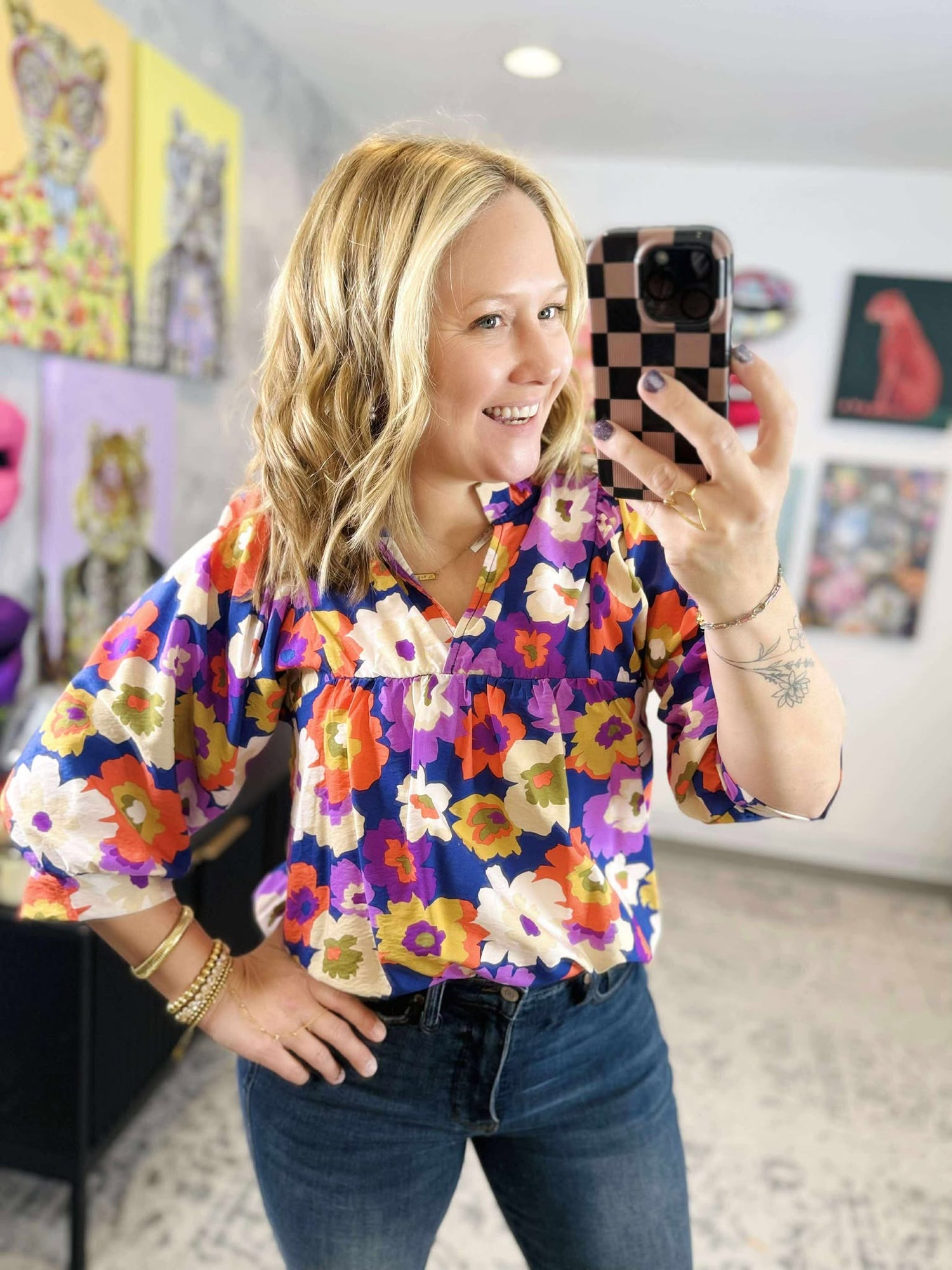 Floral Romance Top {S-L}