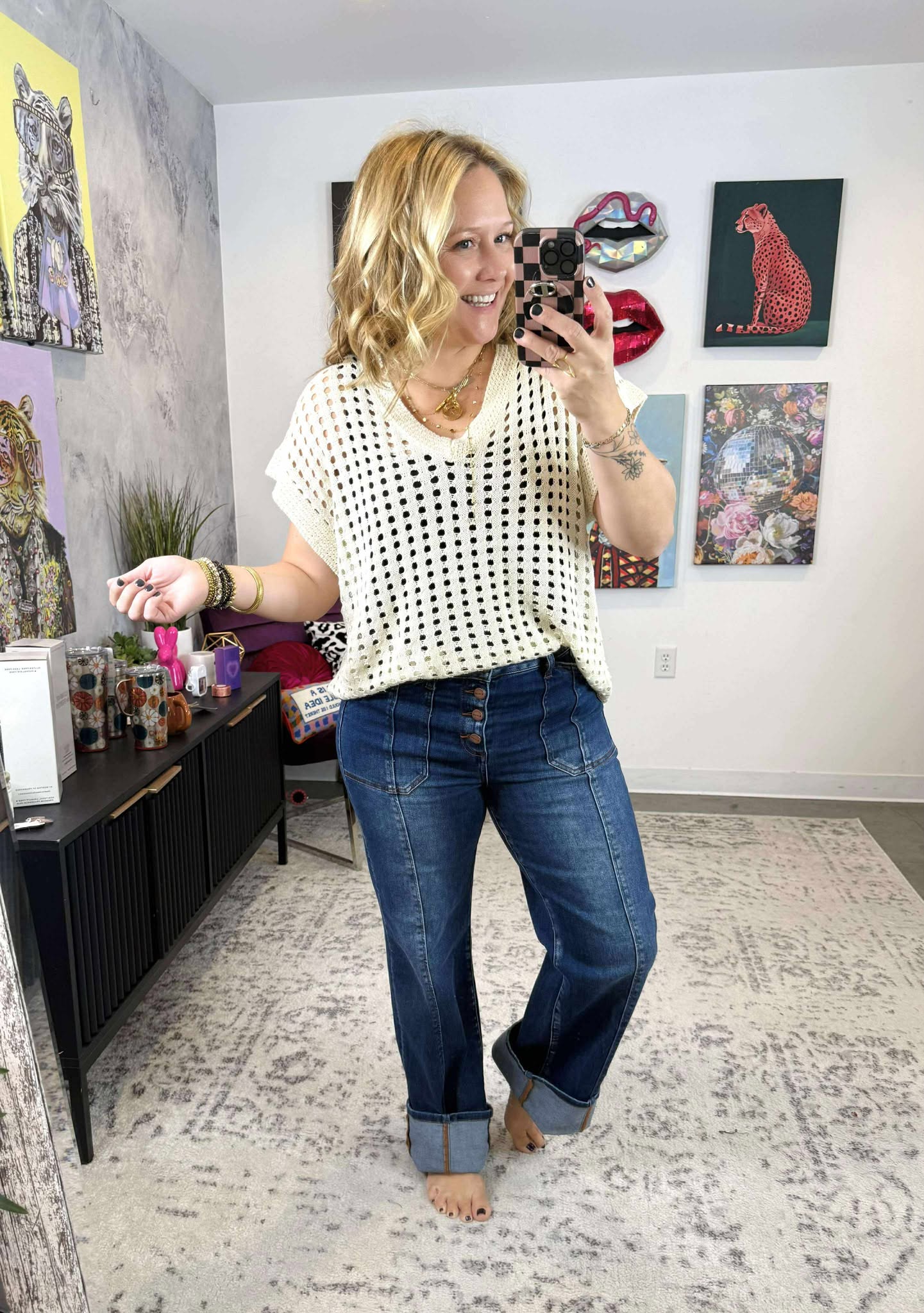 Open Air Sweater Top {S-XL}