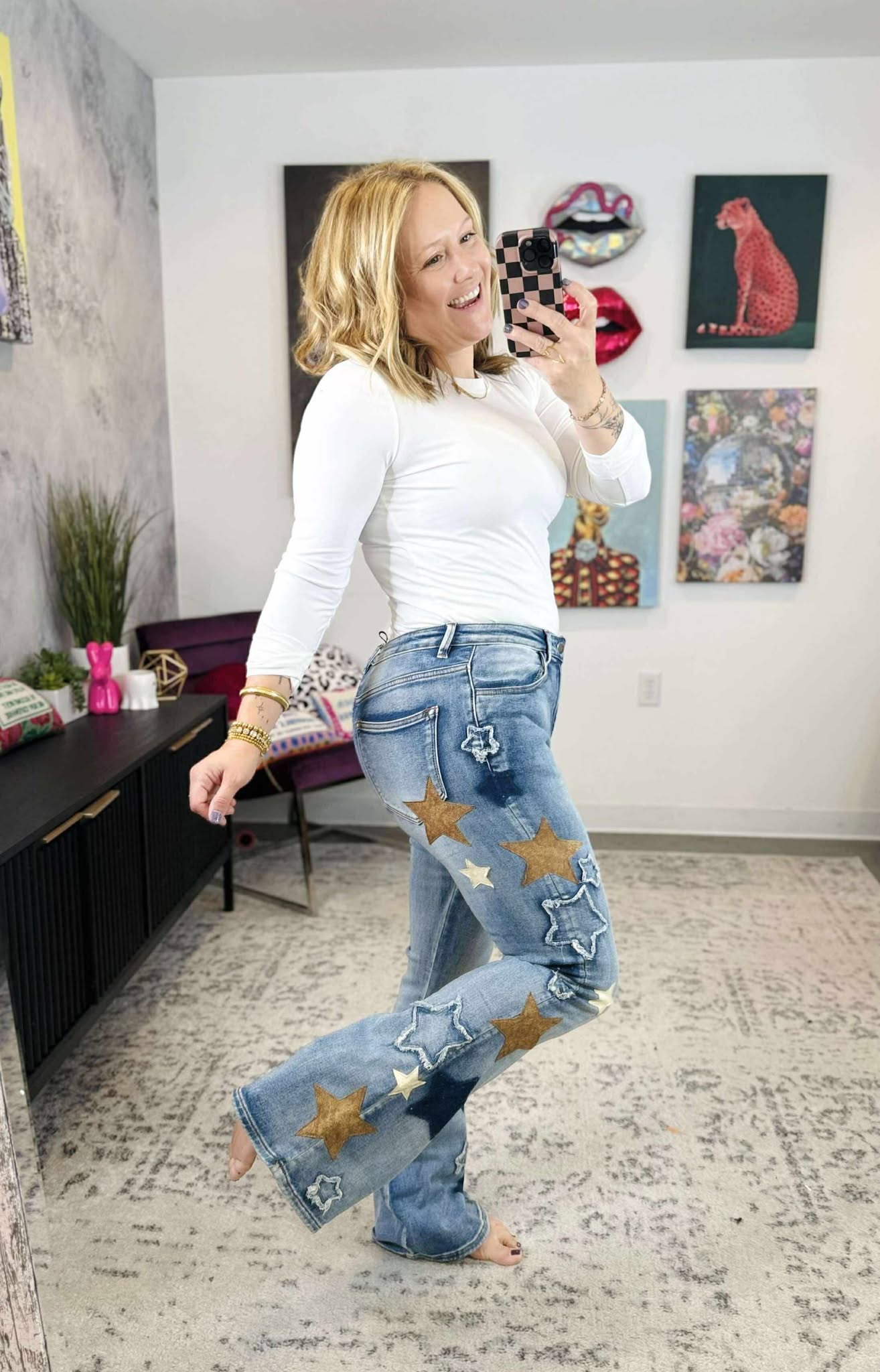 Cosmic Patch Denim {S-XL}